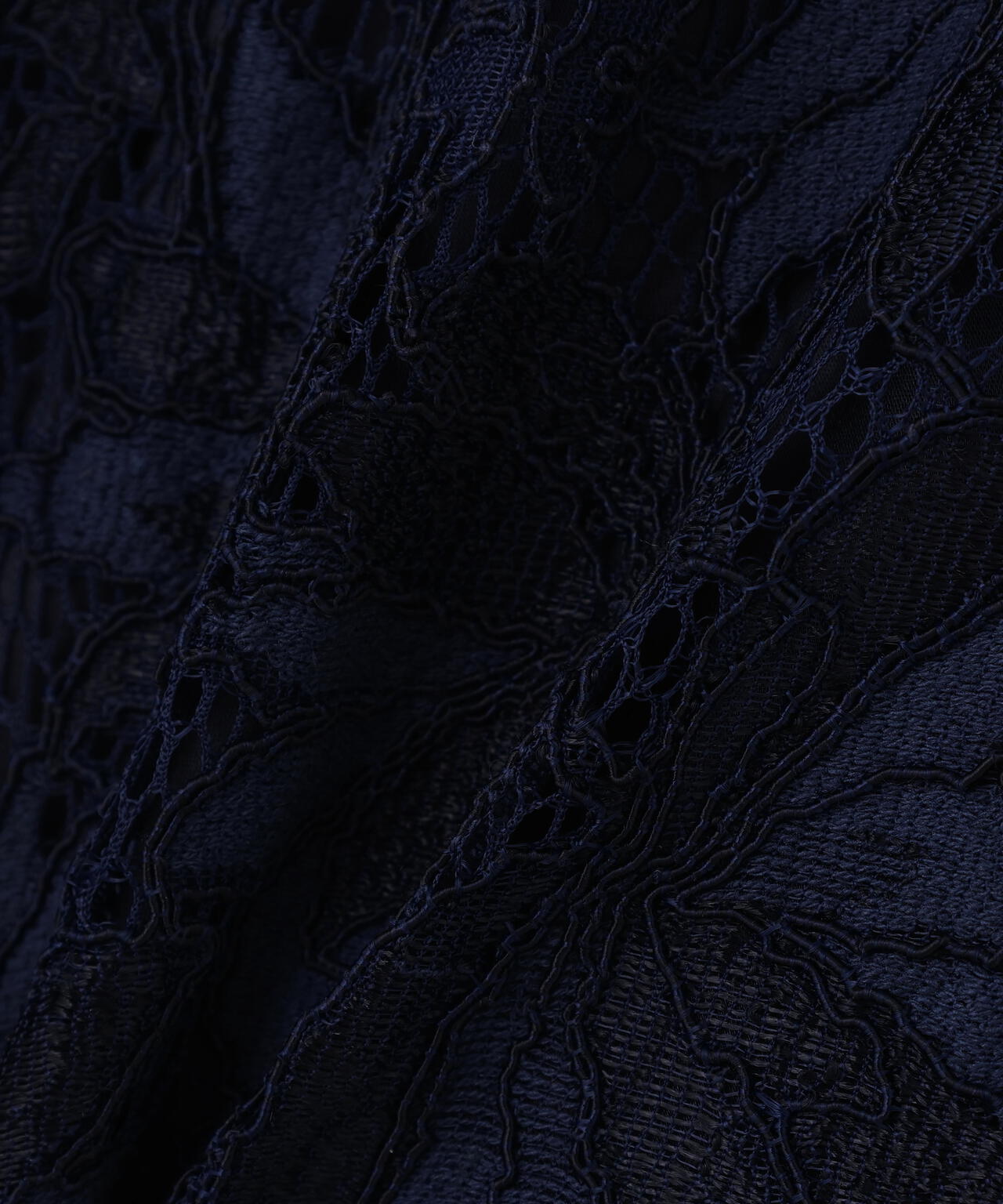 リーフレースバックリボンブラウス