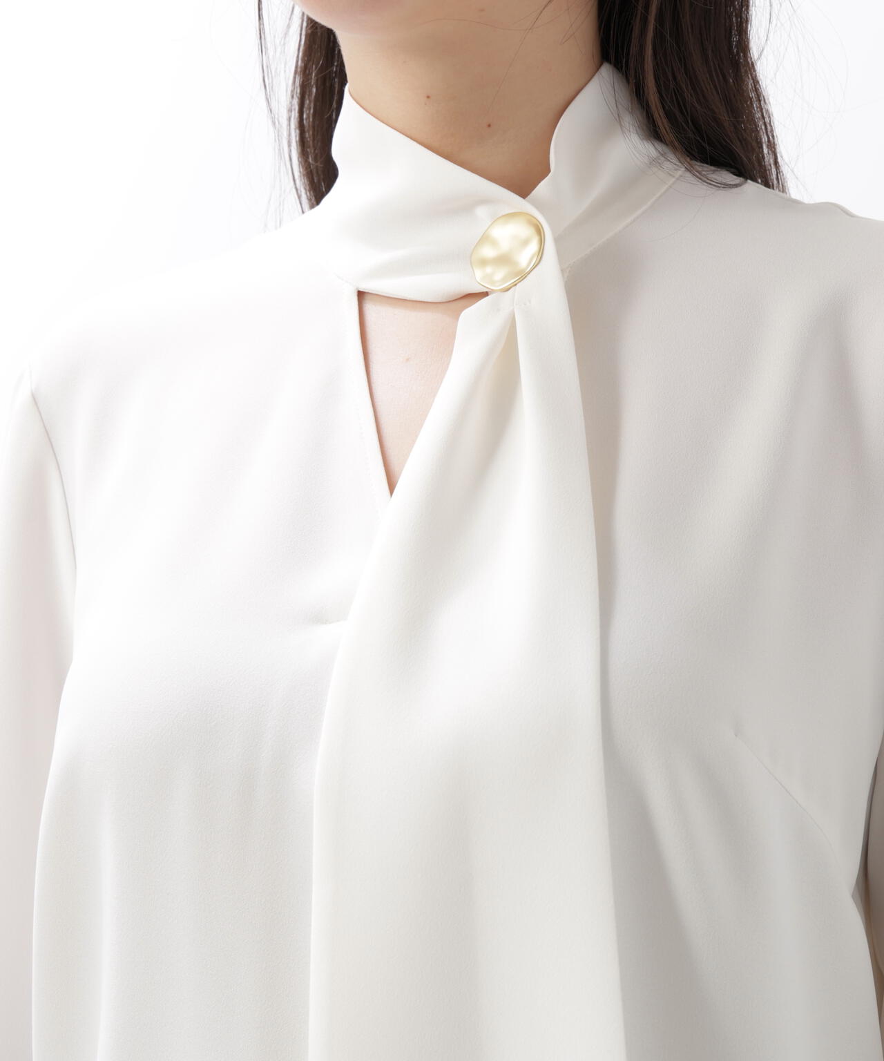 メタル釦ボウタイブラウス | PINKY&DIANNE（ピンキー&ダイアン