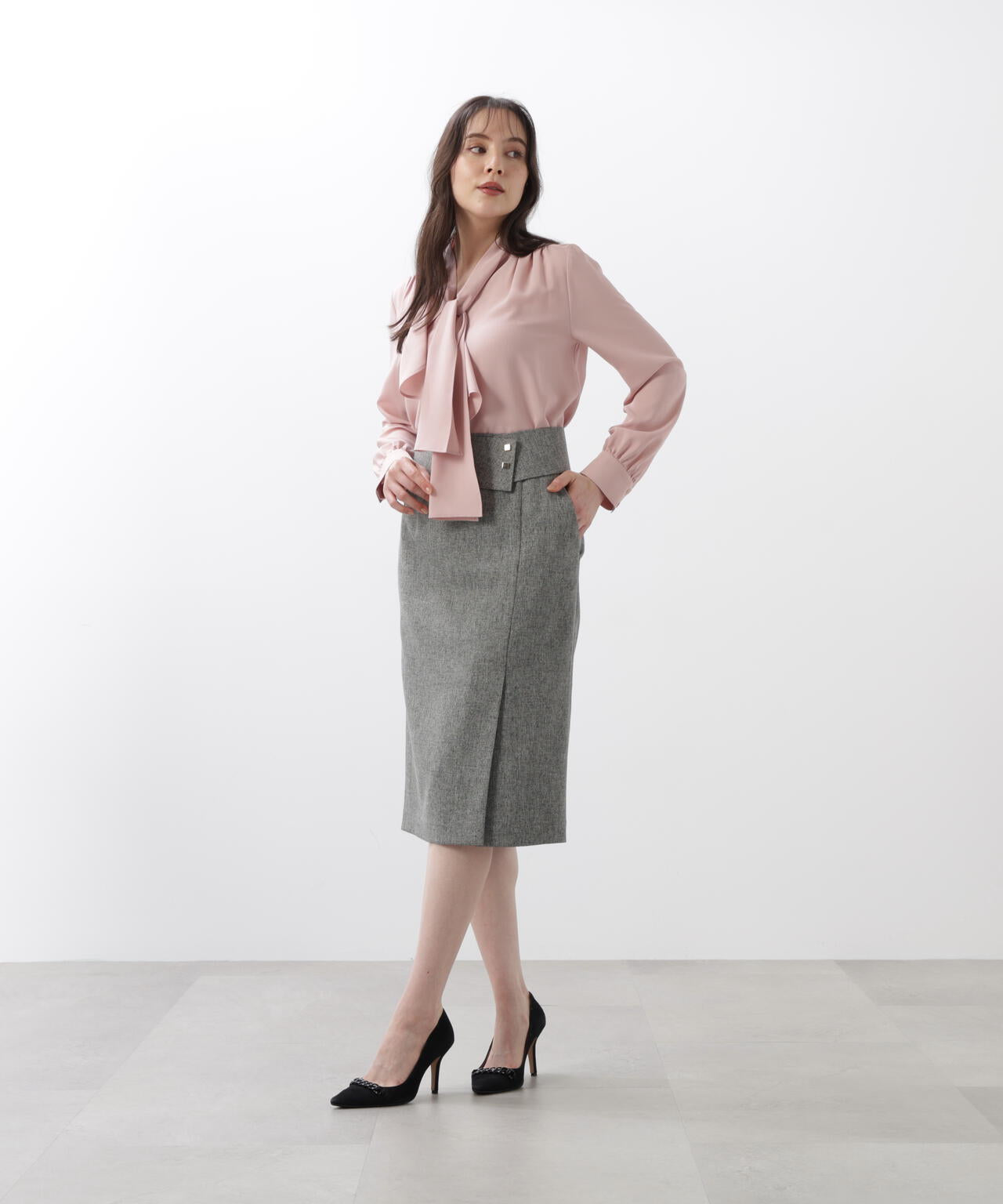 2025LOUNIE AW シャギーブラウス　ピンク38 2025LOUNIE AW シャギーブラウス ピンク38 2025LOUNIE AW