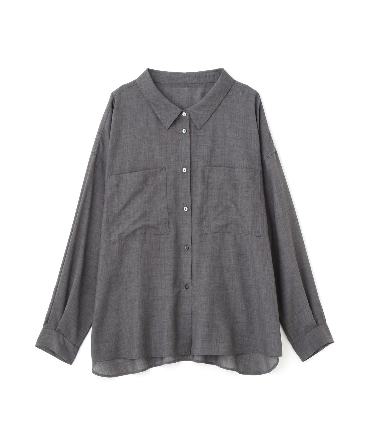 バックレースアップシャツ