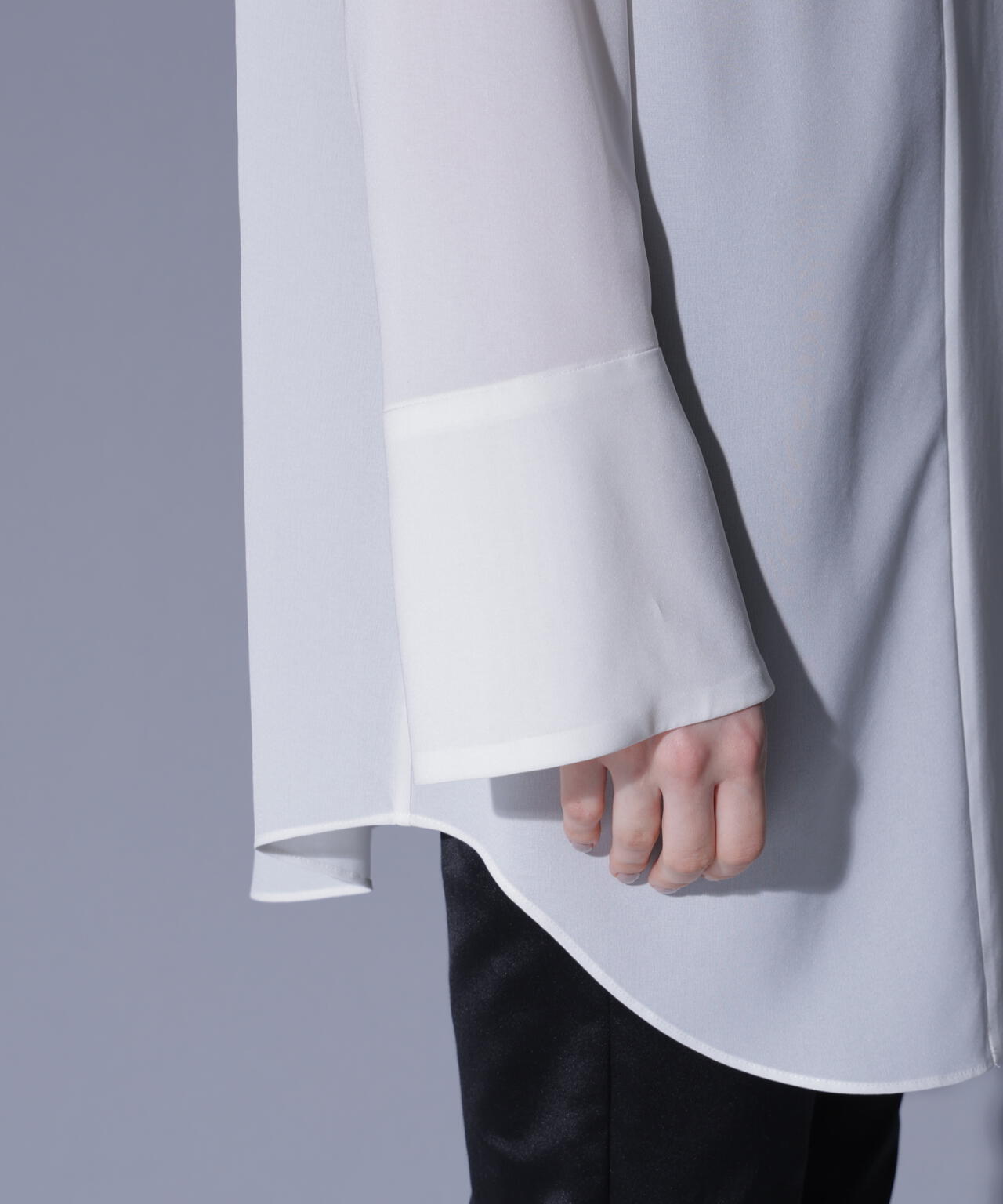 ベアトップレイヤードブラウス_