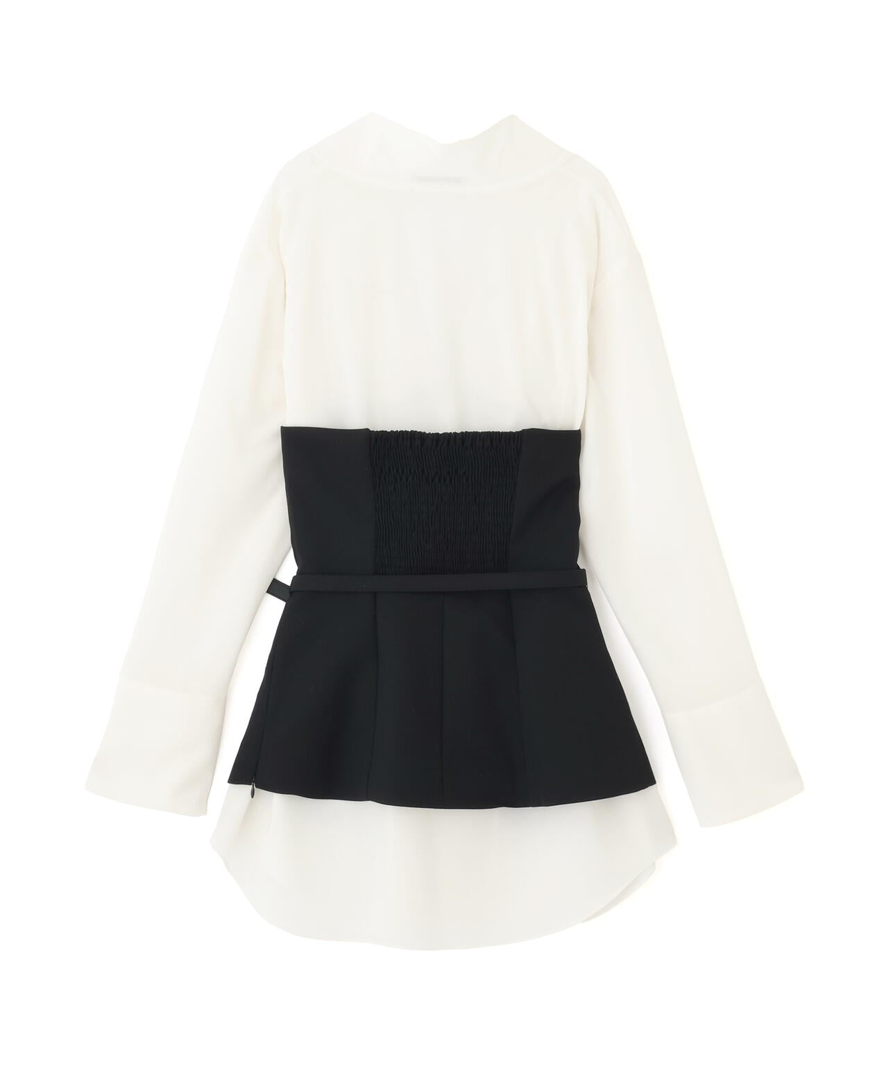 ベアトップレイヤードブラウス_