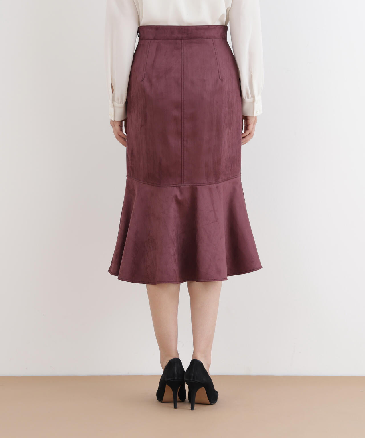 スエードマーメイドスカート