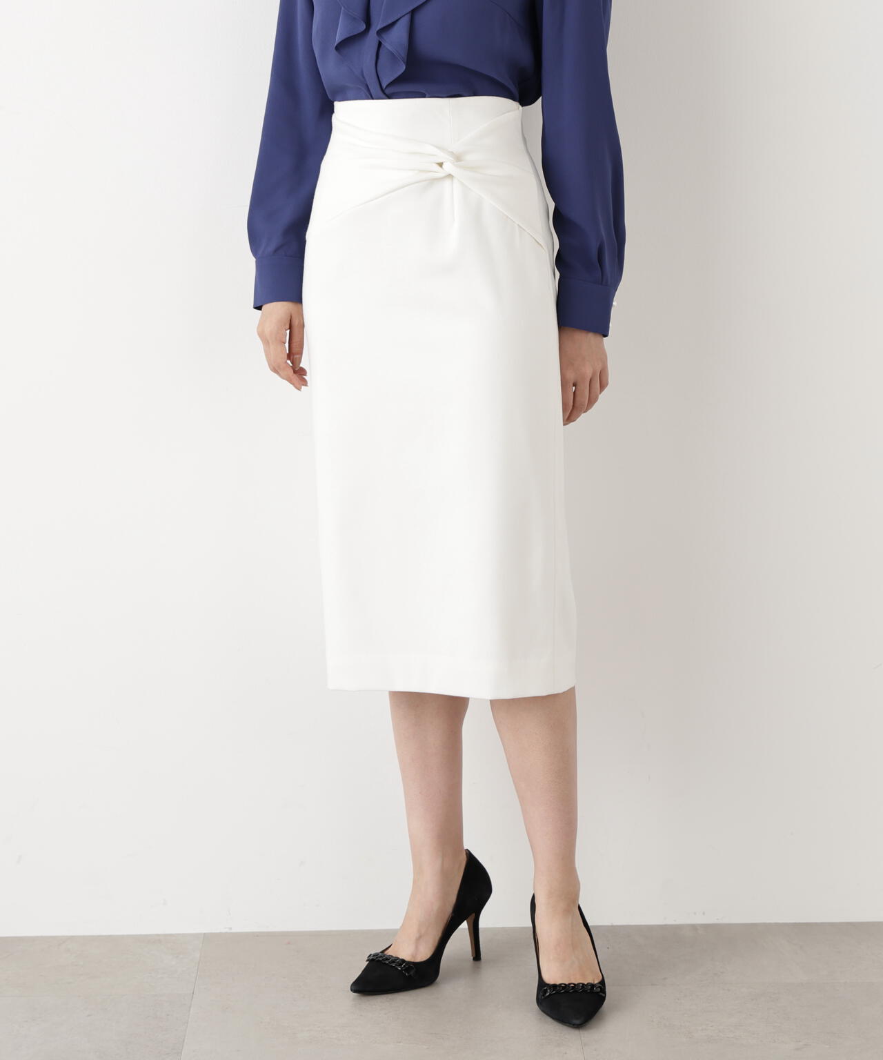 ［WEB/店舗限定カラー］クロスウエストジャージスカート