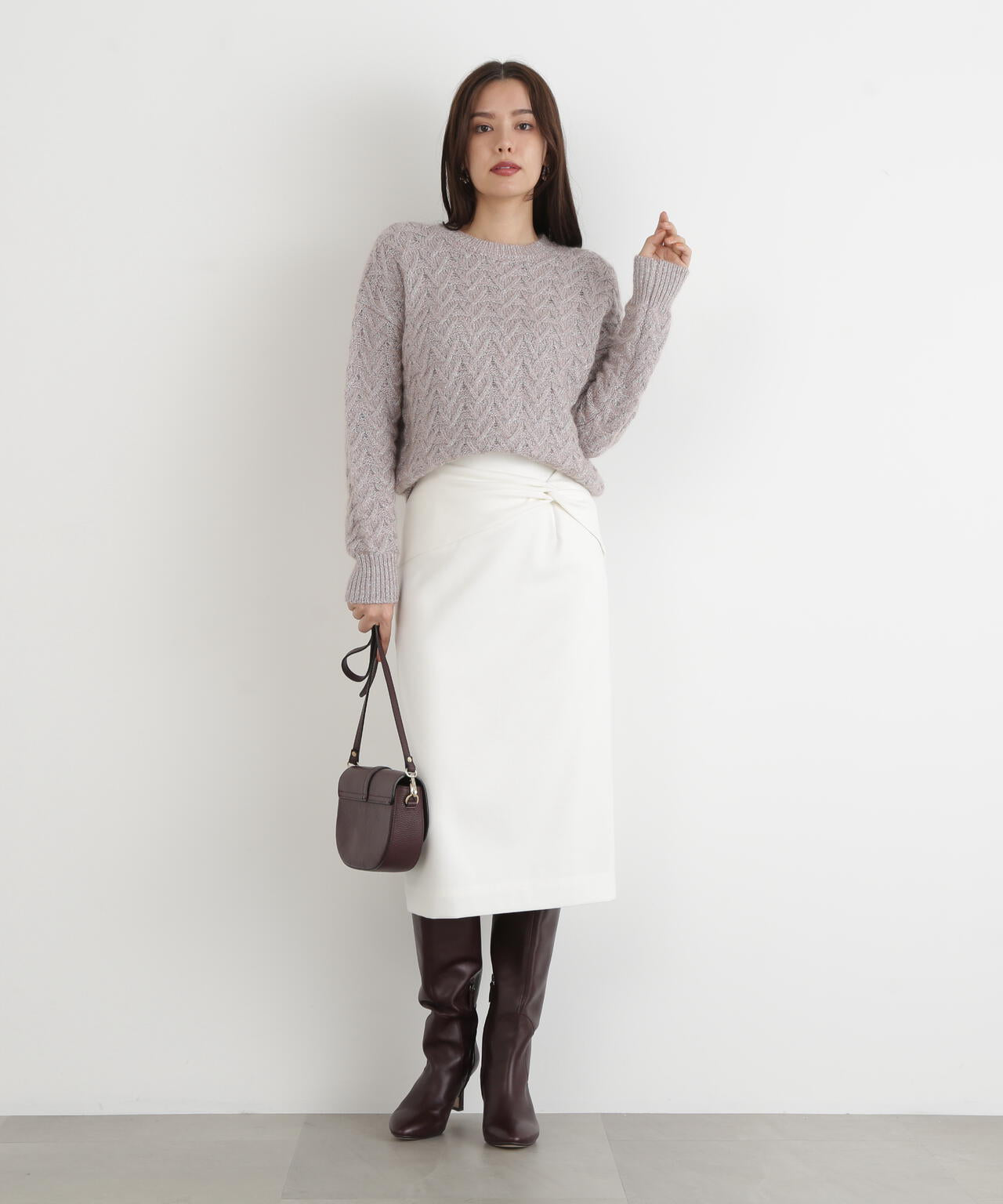 WEB/店舗限定カラー］クロスウエストジャージスカート | PINKY&DIANNE