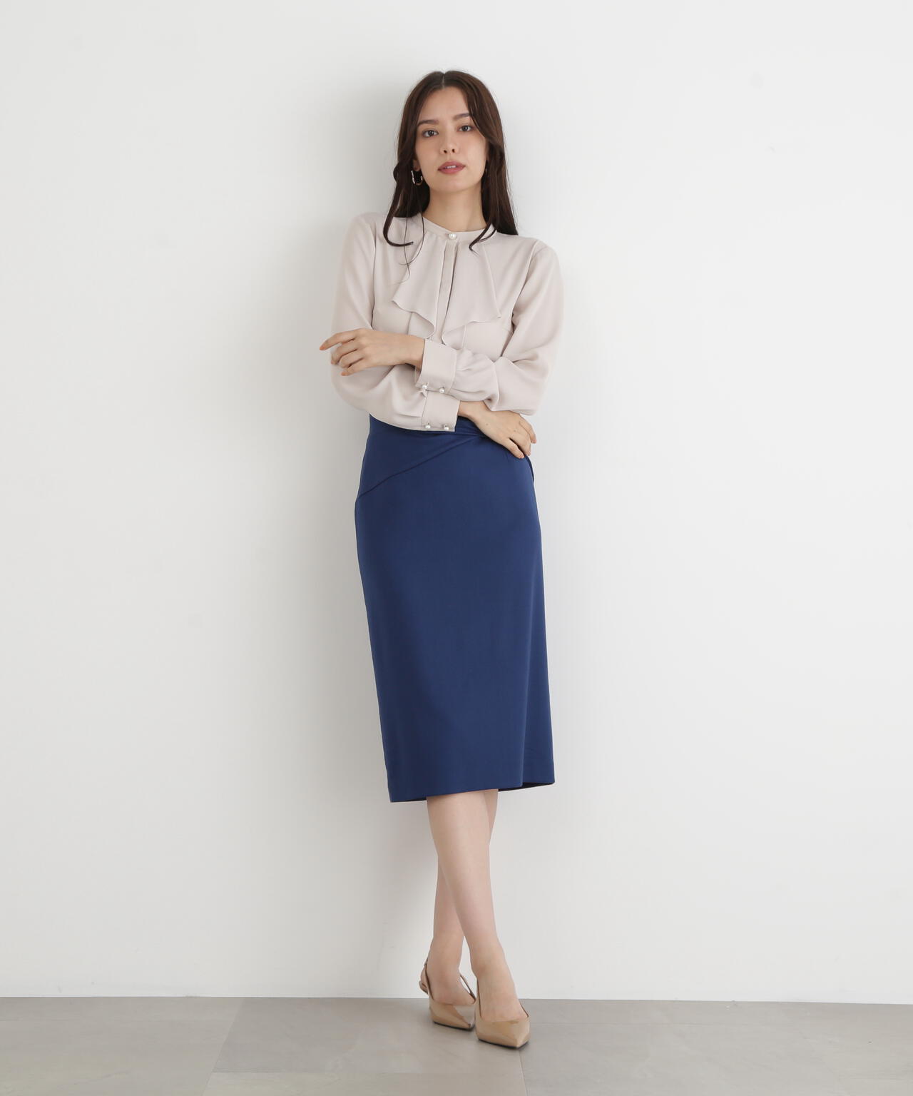 WEB/店舗限定カラー］クロスウエストジャージスカート | PINKY&DIANNE