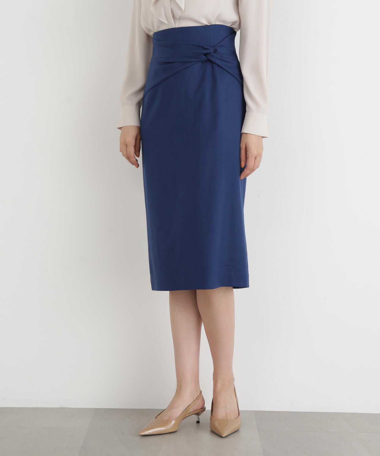 ［WEB/店舗限定カラー］クロスウエストジャージスカート