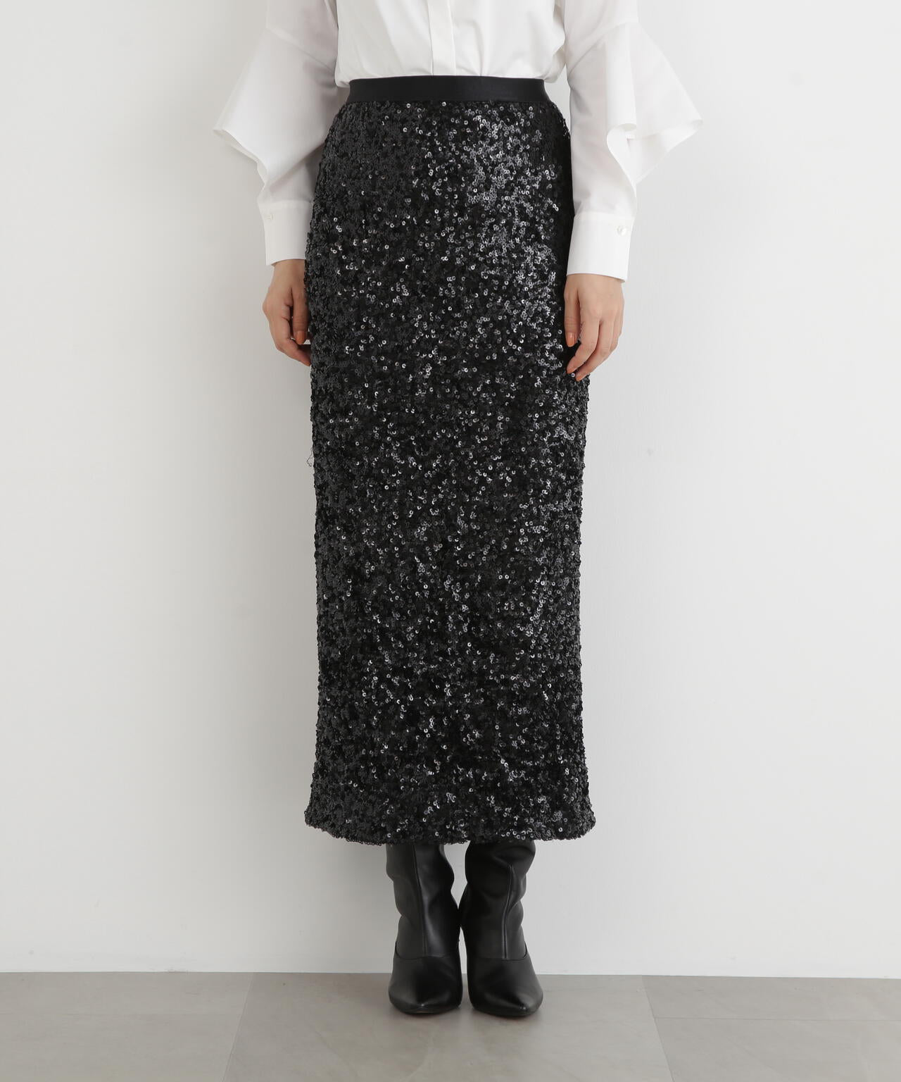 スパンコールスカート