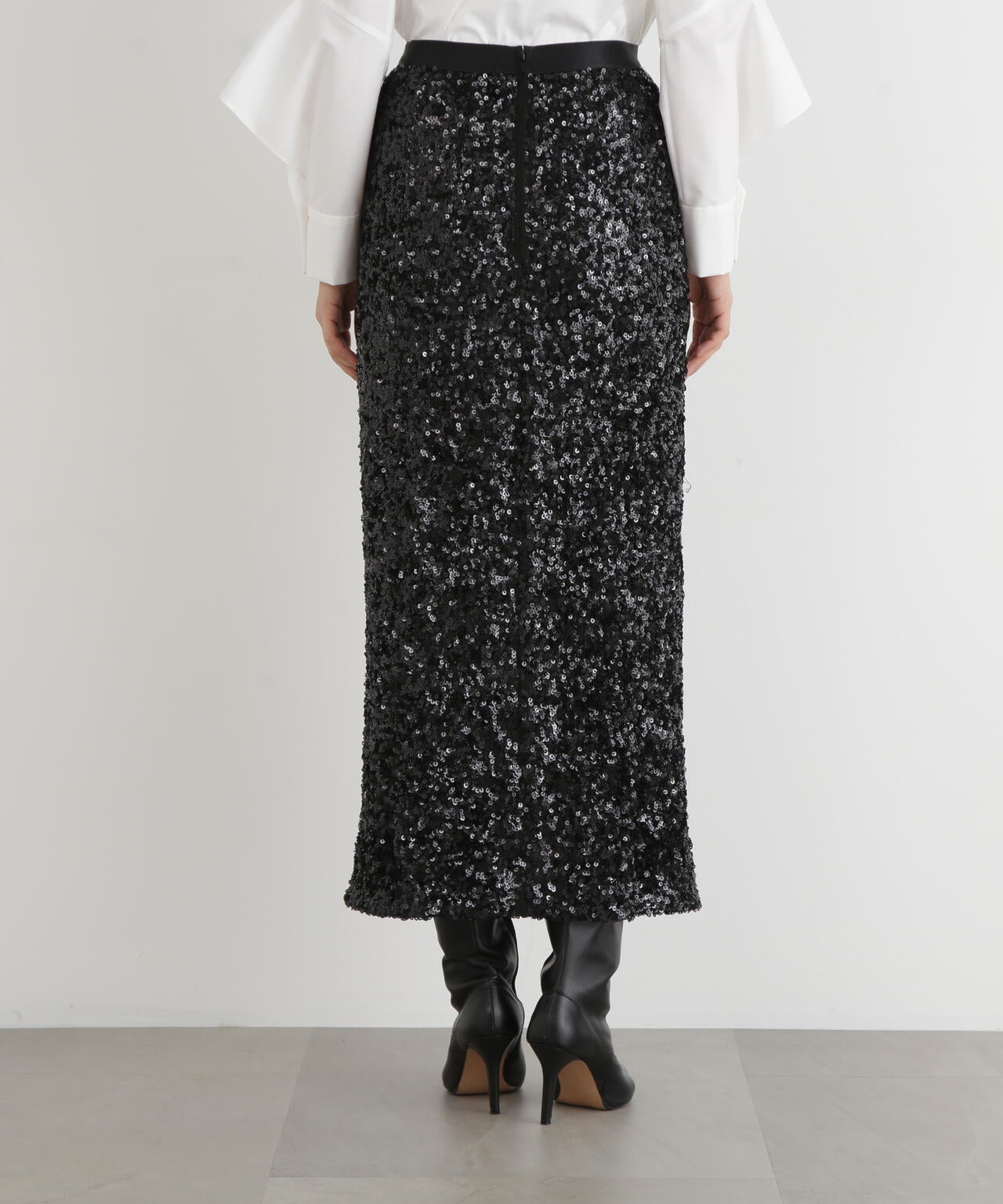 スパンコールスカート
