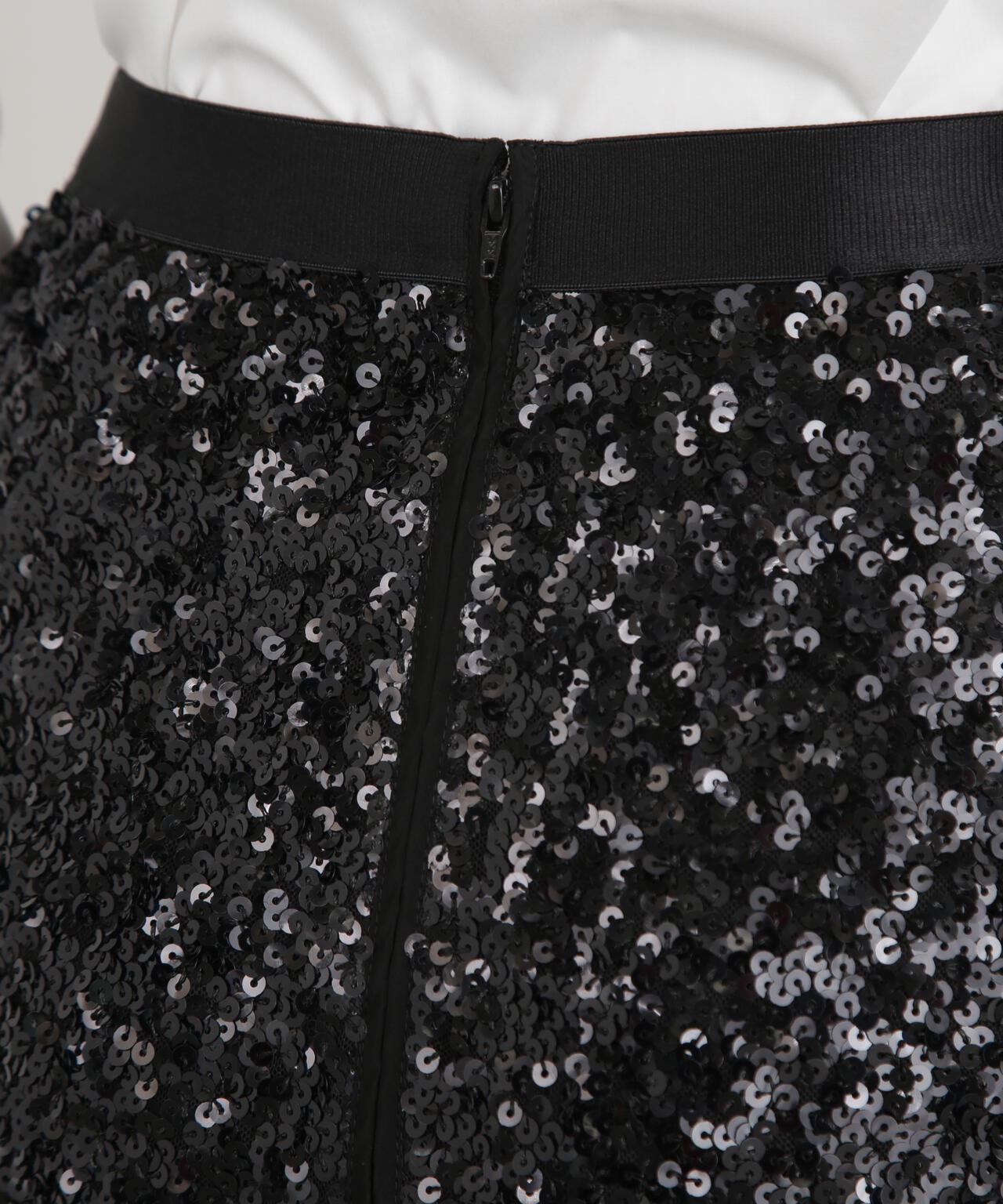 スパンコールスカート