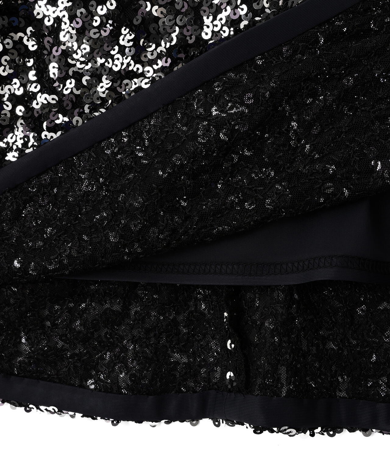 スパンコールスカート