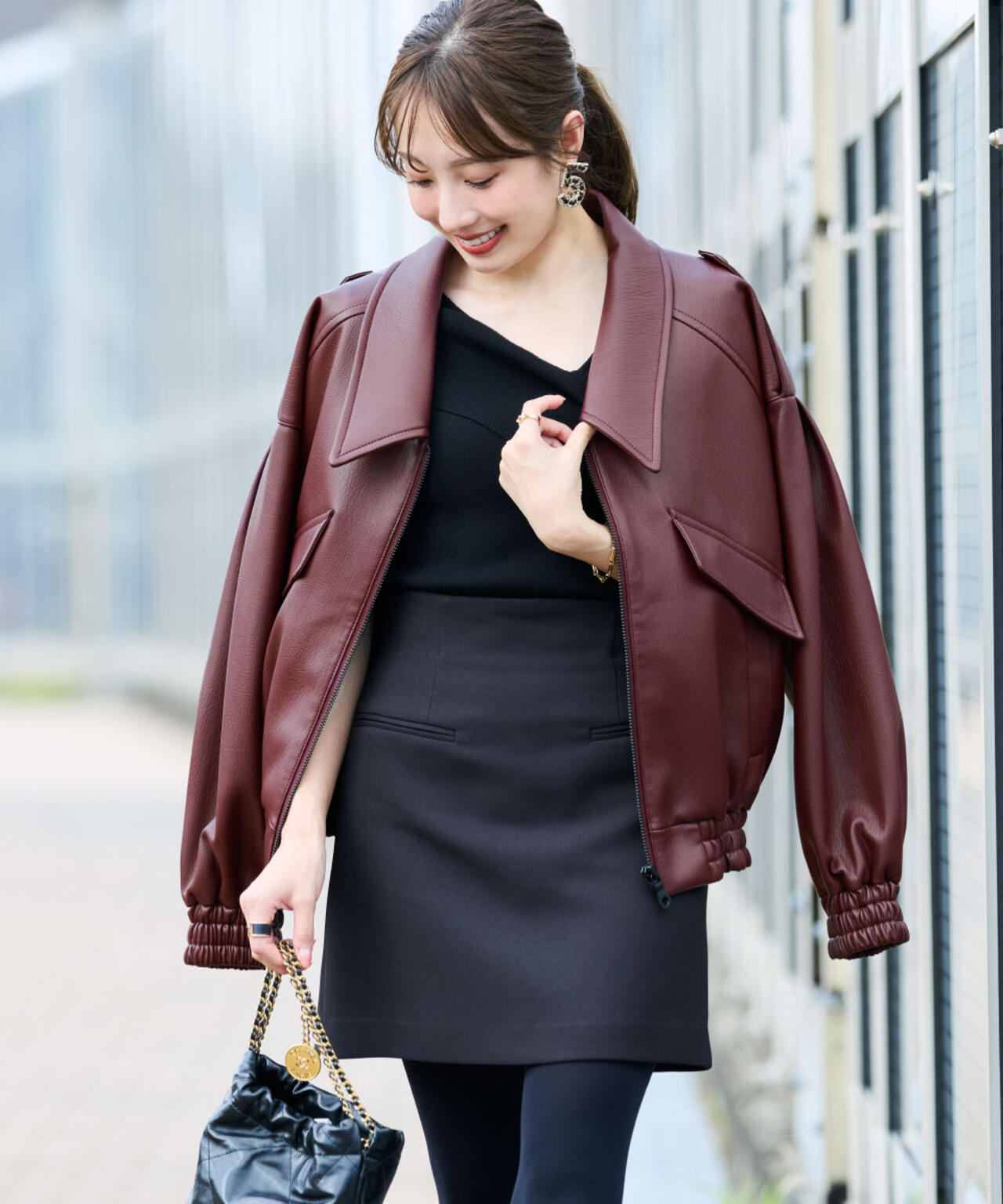 ピンキー&ダイアン★ミニスカートスーツ ツイルハイウエストミニスカート | PINKY&DIANNE（ピンキー