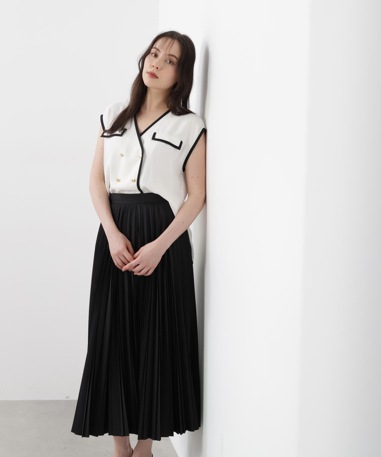 ドライタフタビンテージプリーツスカート | PINKY&DIANNE（ピンキー