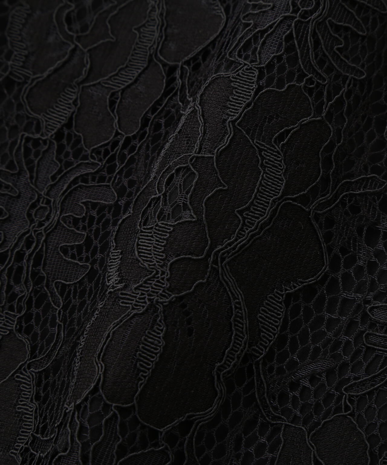 グラデーションフラワーレーススカート