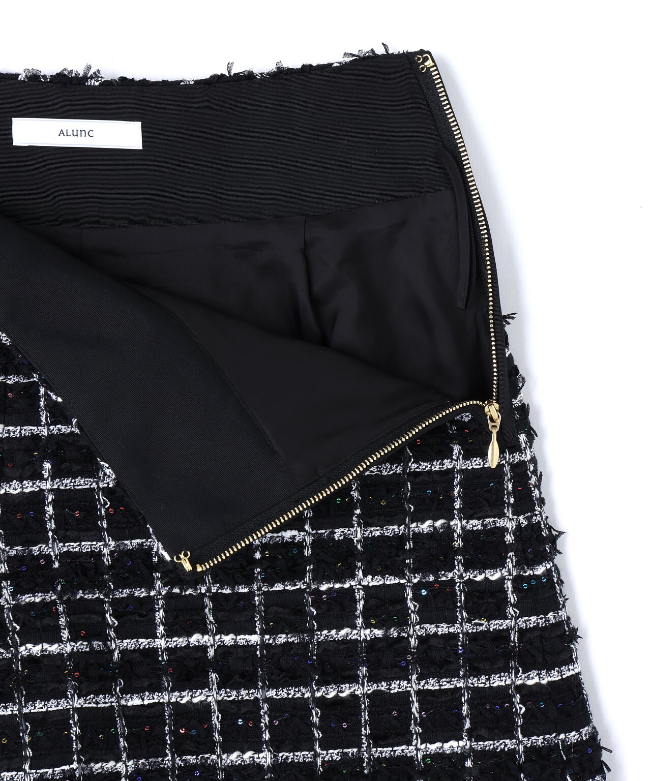 スパンコールツィードショートパンツ_