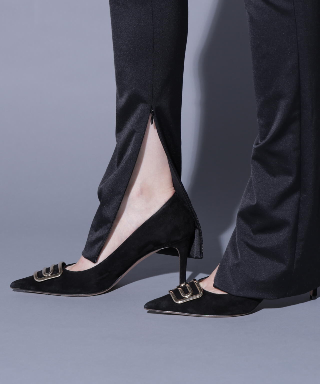 サイドコンシールシガレットパンツ_