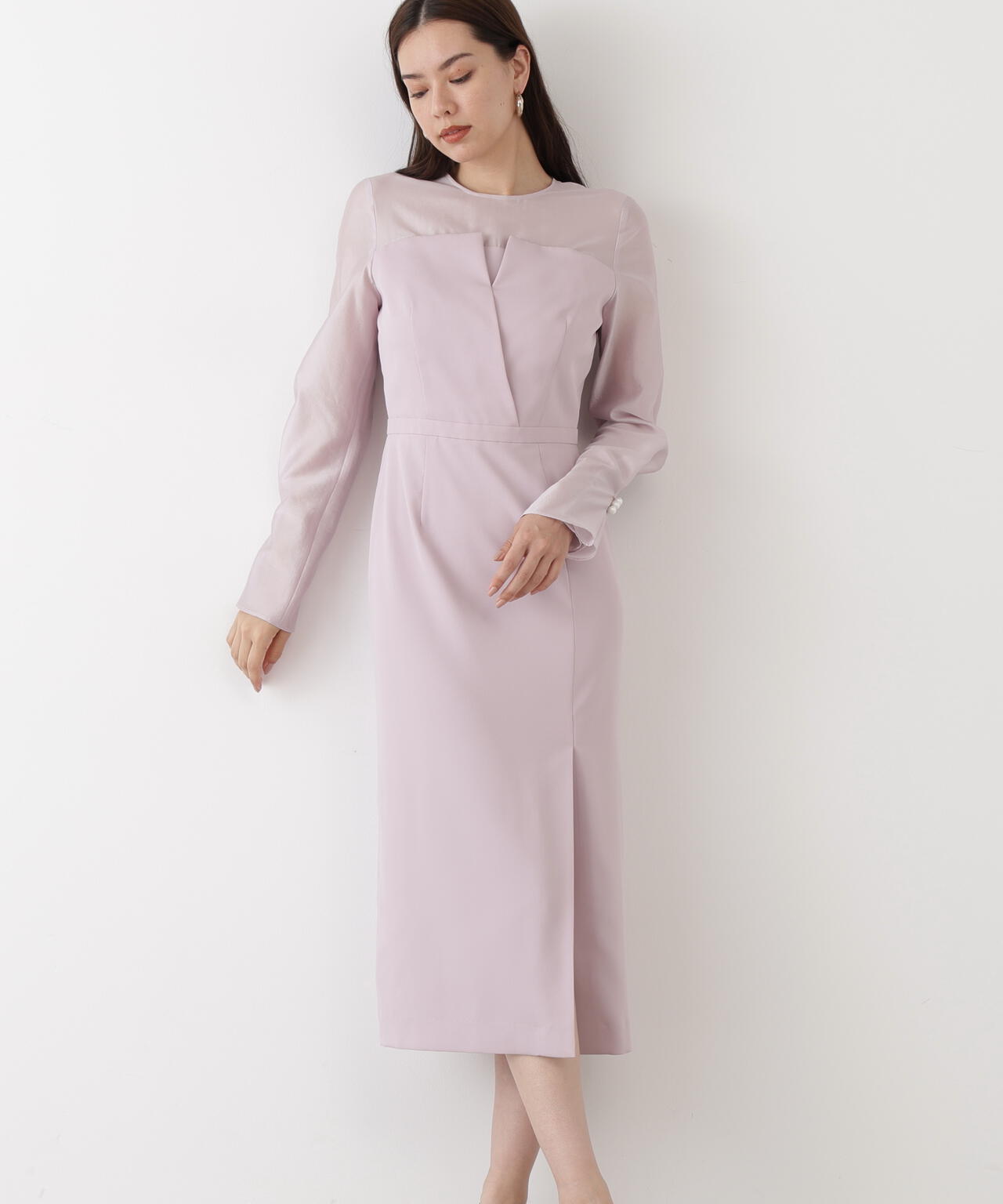 パールスリーブドッキングワンピース | PINKY&DIANNE（ピンキー