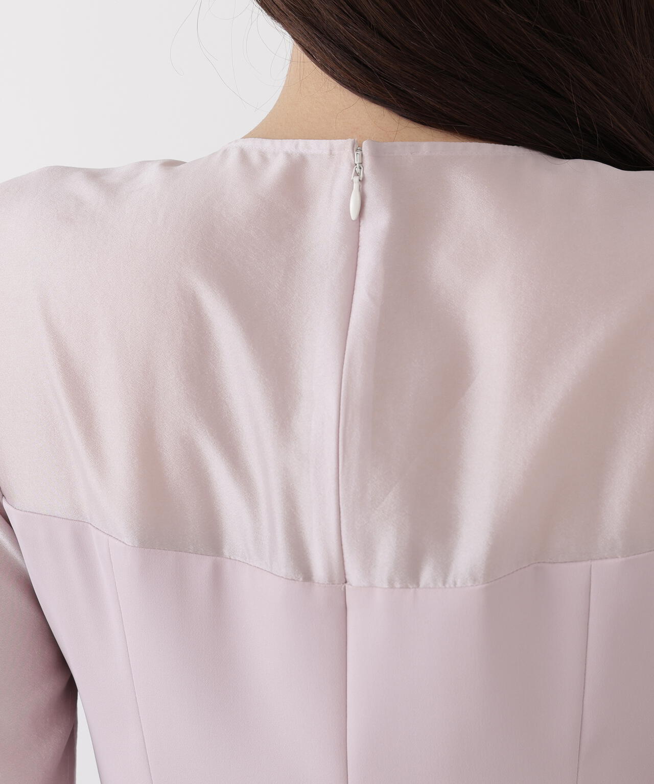 パールスリーブドッキングワンピース