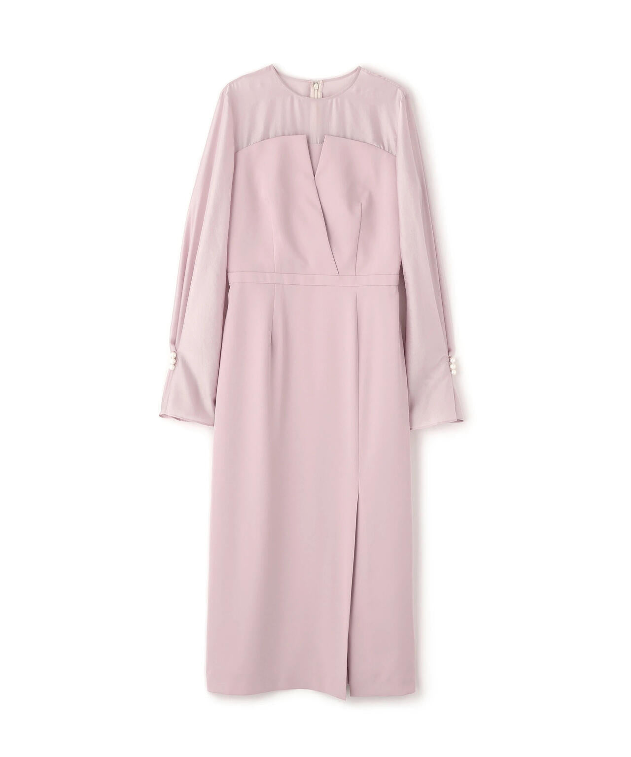 パールスリーブドッキングワンピース