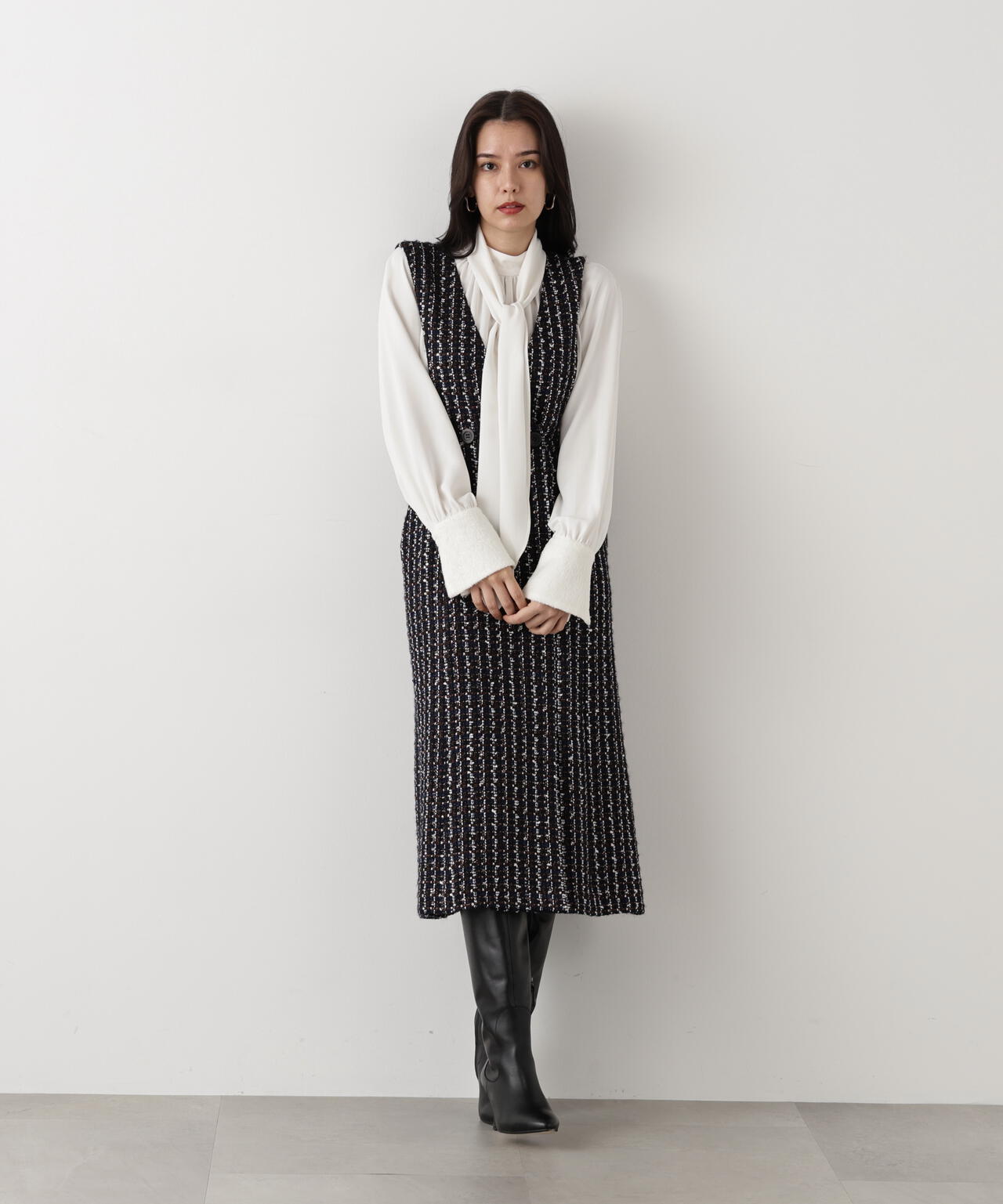 ループツイードジャンバースカート | PINKY&DIANNE（ピンキー&ダイアン