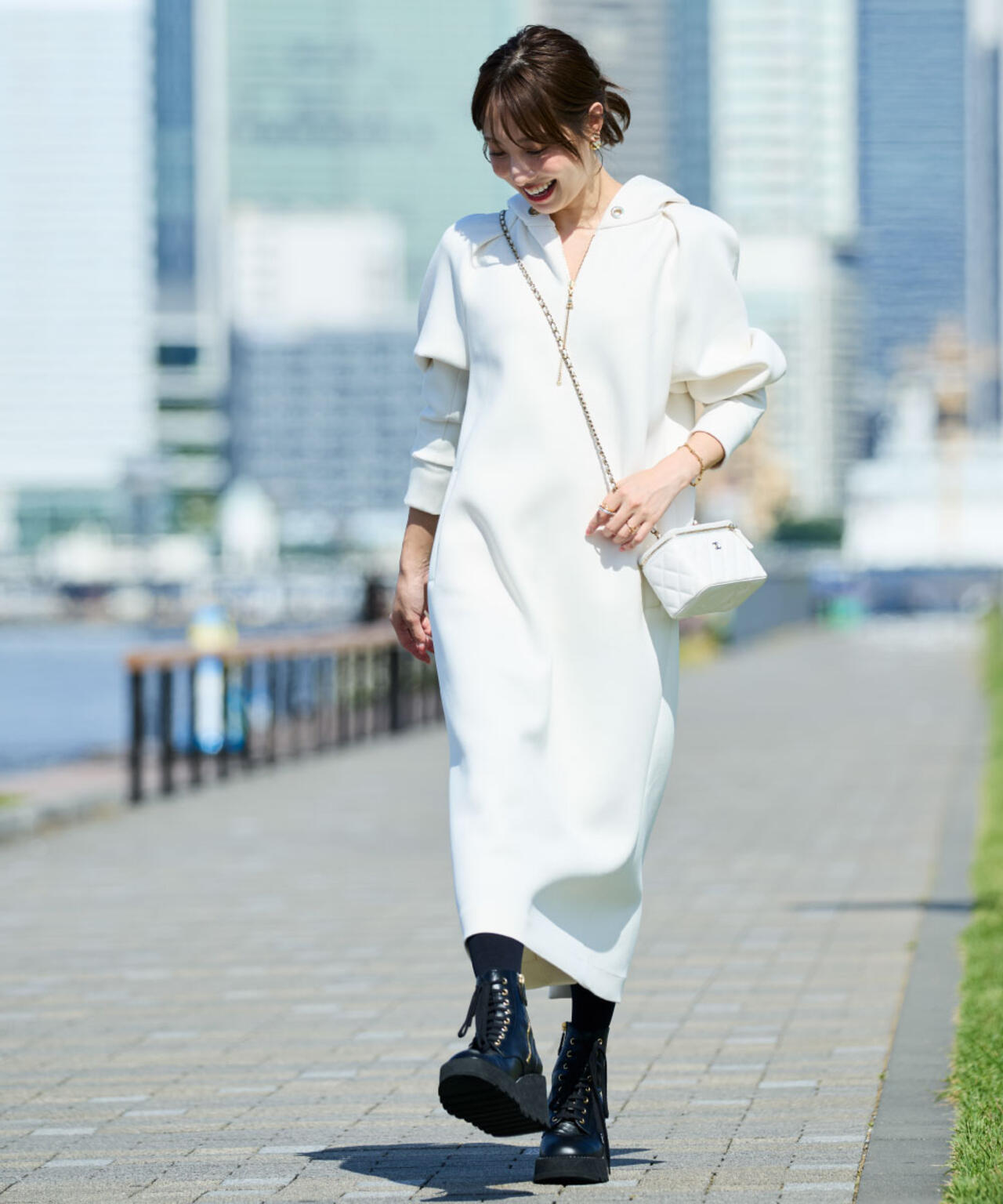 タックスリーブフーディワンピース | PINKY&DIANNE（ピンキー&ダイアン