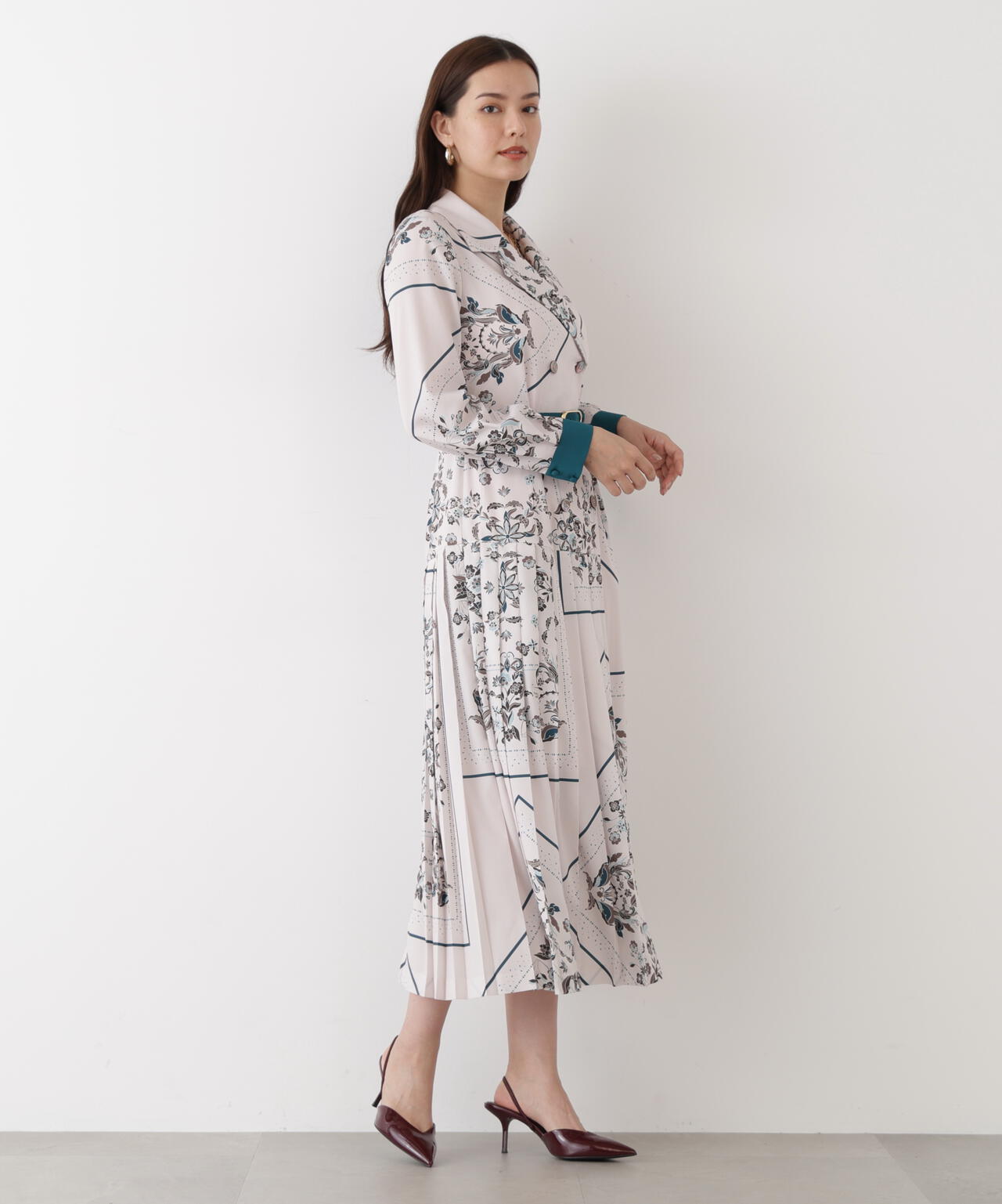 フローラルスカーフプリントワンピース | PINKY&DIANNE（ピンキー