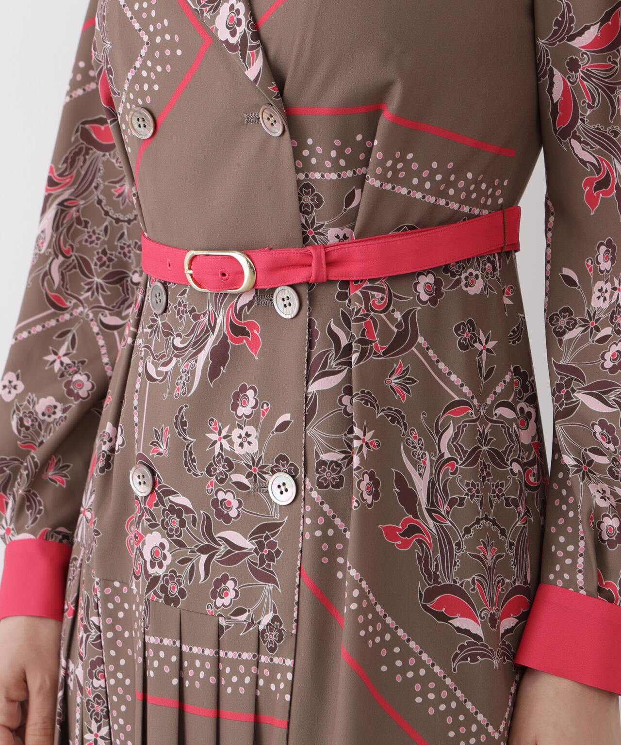 フローラルスカーフプリントワンピース | PINKY&DIANNE（ピンキー