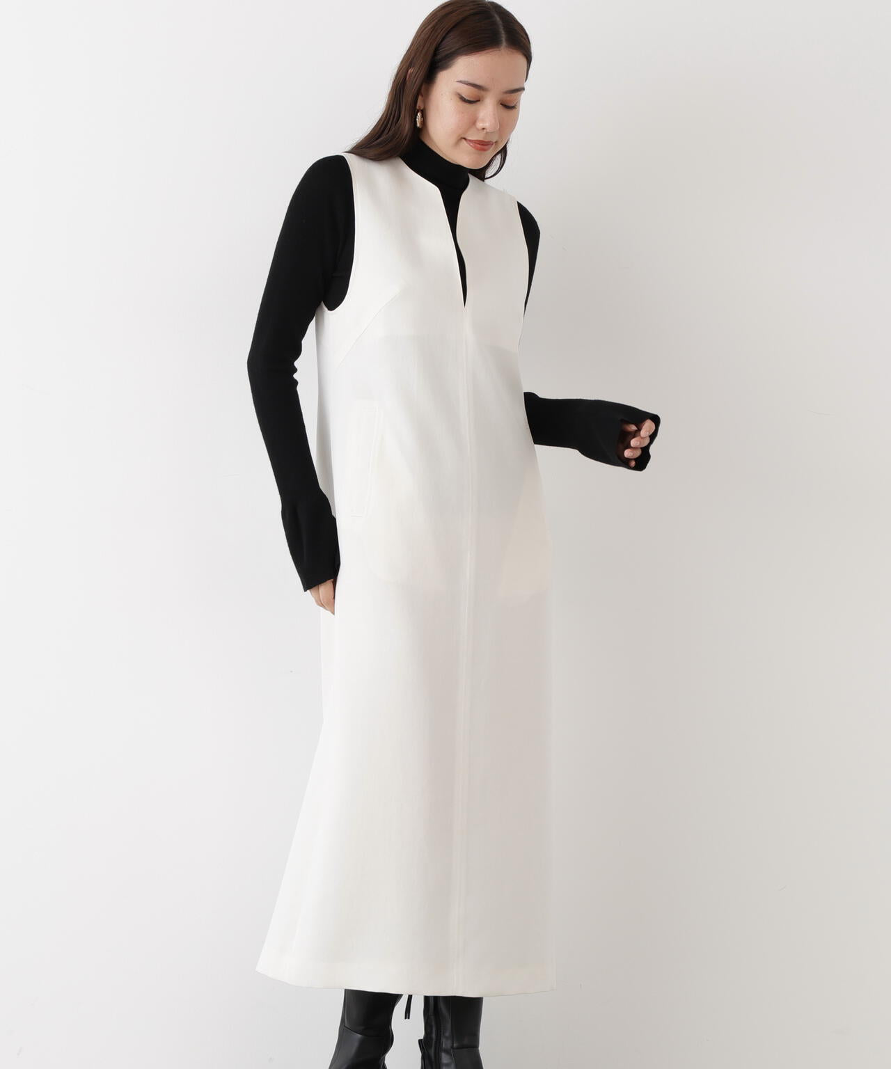 キーネックジャンパースカート | PINKY&DIANNE（ピンキー