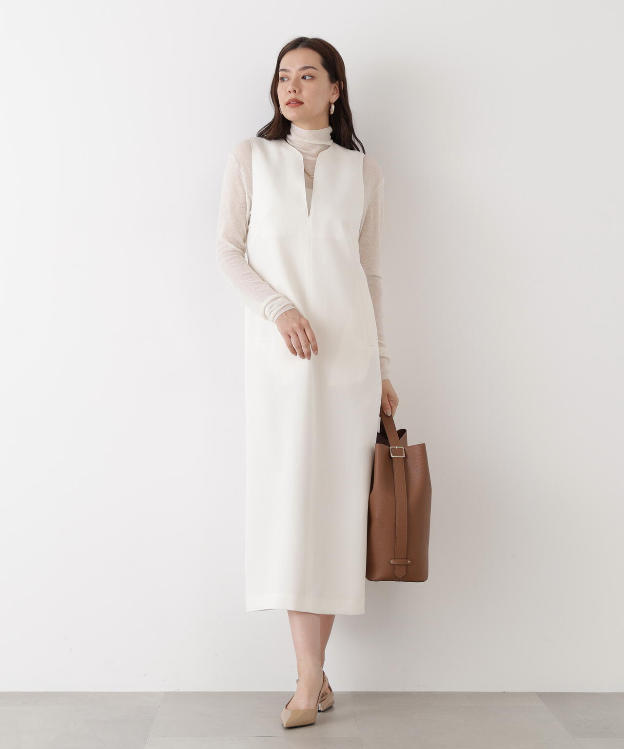 キーネックジャンパースカート | PINKY&DIANNE（ピンキー&ダイアン