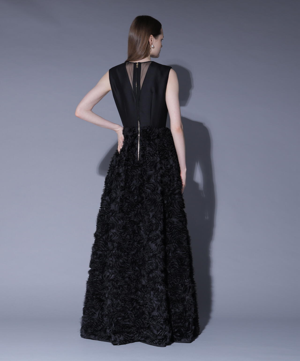 フローラルシフォンリボンコンビドレス_ | Alunc（アルン） ｜【公式