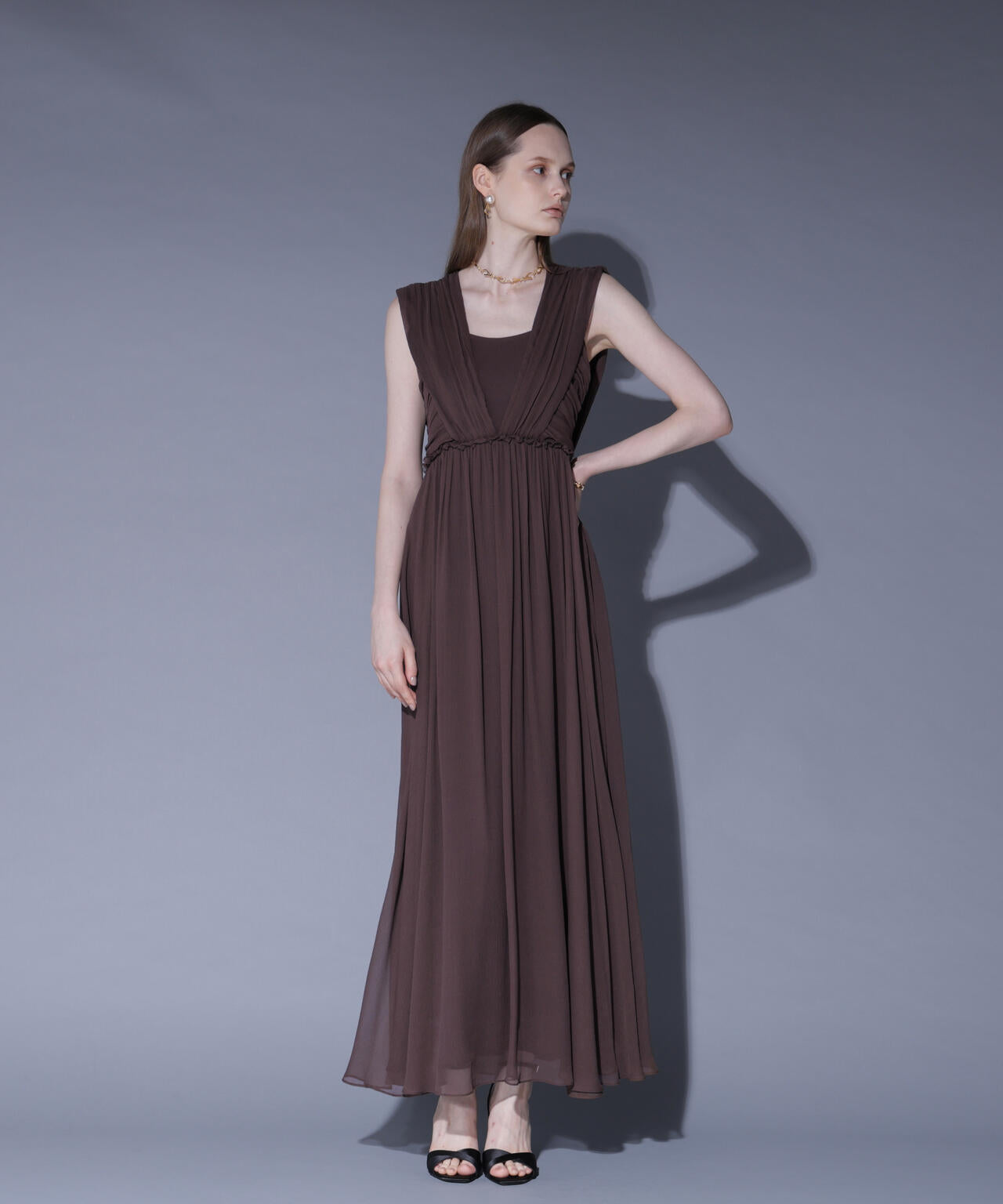 シルク楊柳マキシドレス_ | Alunc（アルン） ｜【公式】通販mix.tokyo