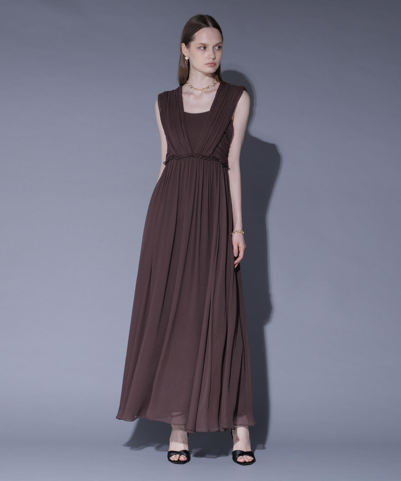 シルク楊柳マキシドレス_ | Alunc（アルン） ｜【公式】通販mix.tokyo