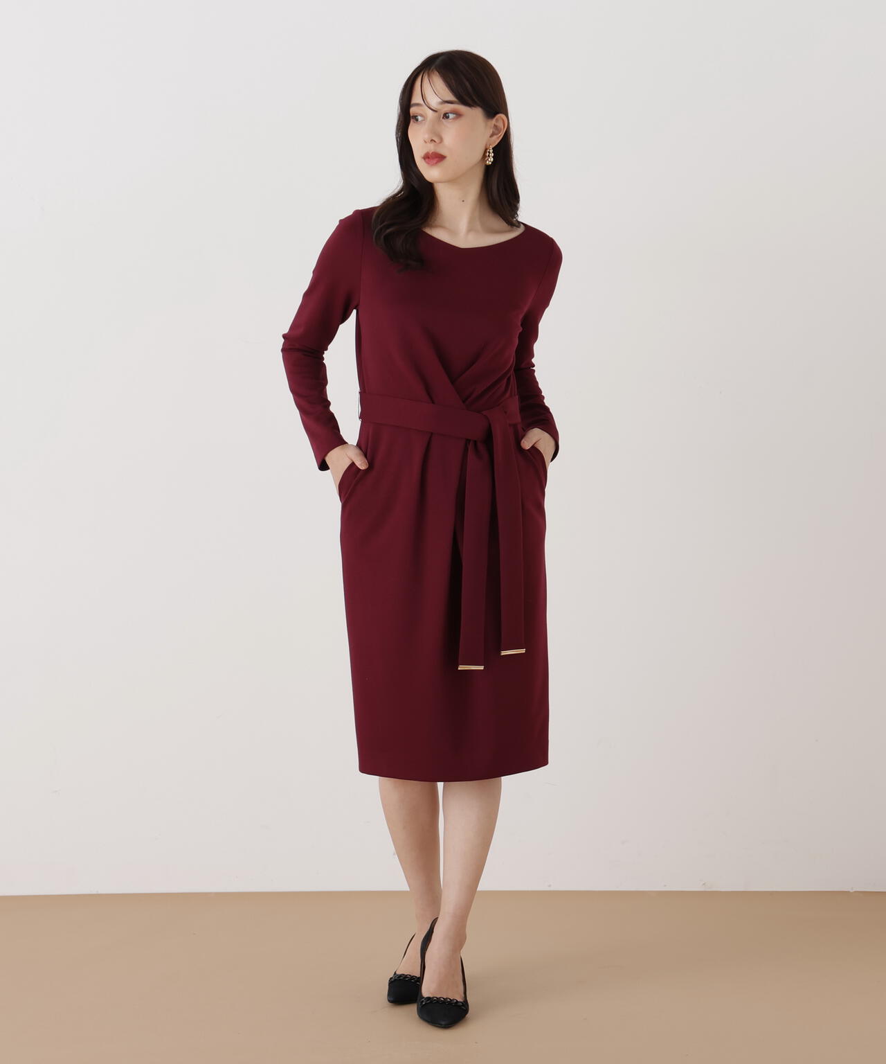 だにだに WEB/店舗限定カラー］クロスタックジャージワンピース | PINKY&DIANNE