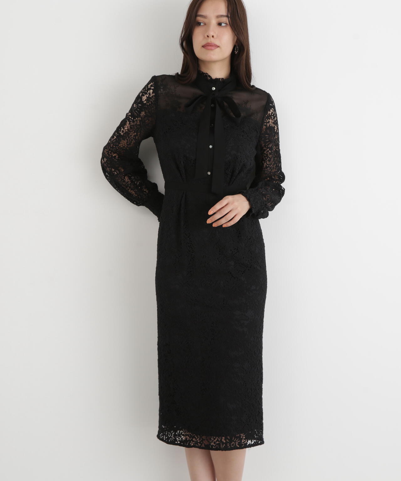 ［URBAN PRECIOUS］フローラルレースワンピース