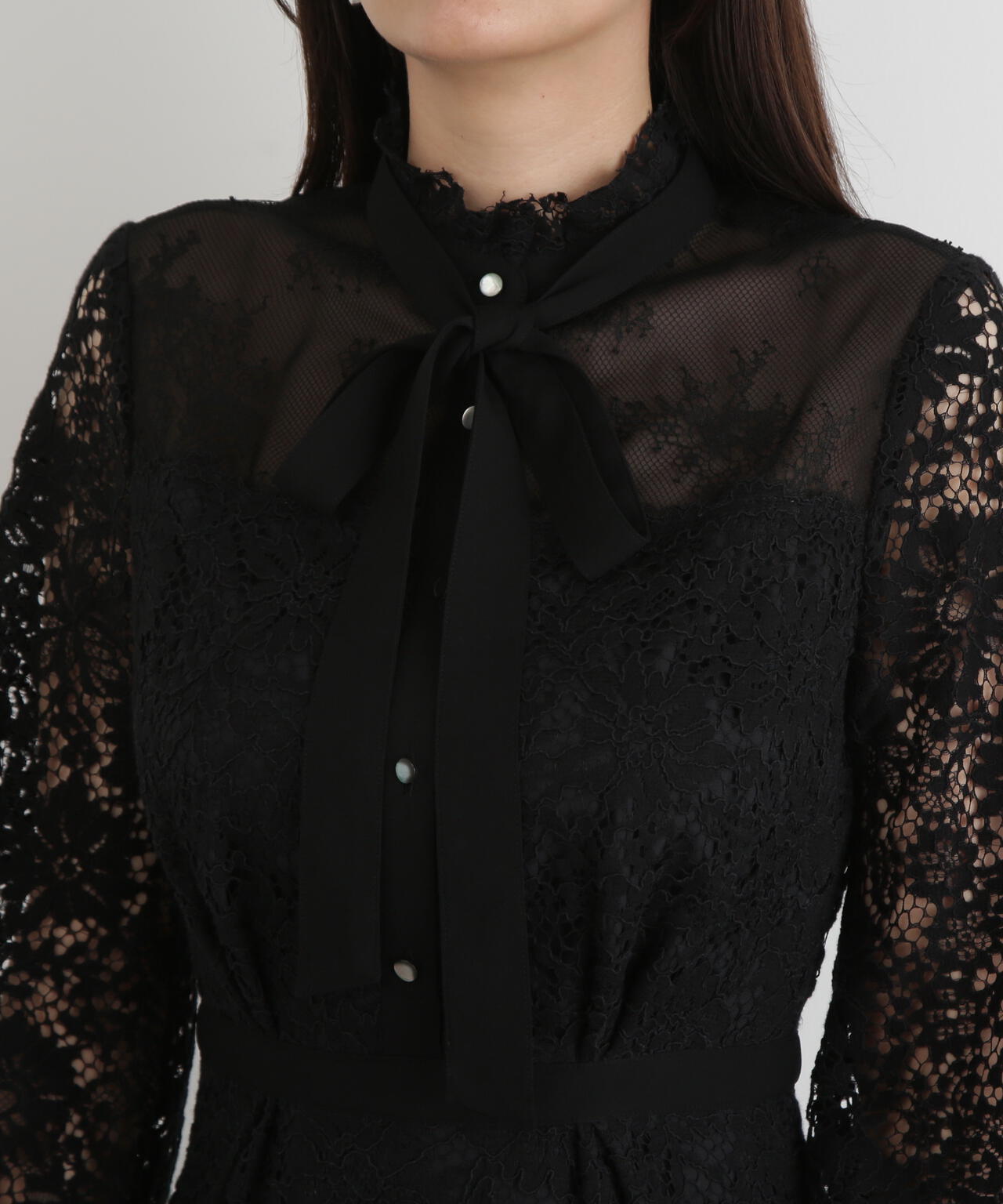 ［URBAN PRECIOUS］フローラルレースワンピース