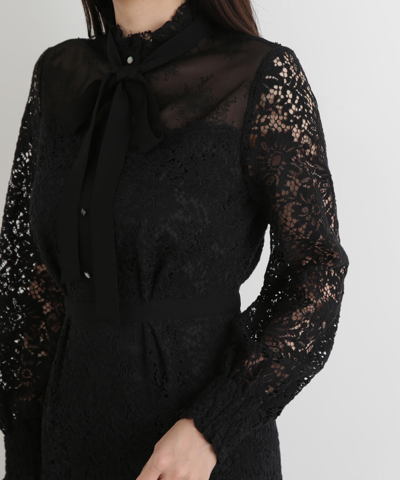 ［URBAN PRECIOUS］フローラルレースワンピース