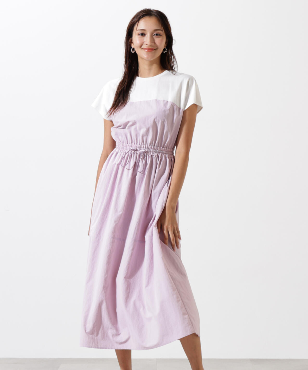 タフタドッキングワンピース