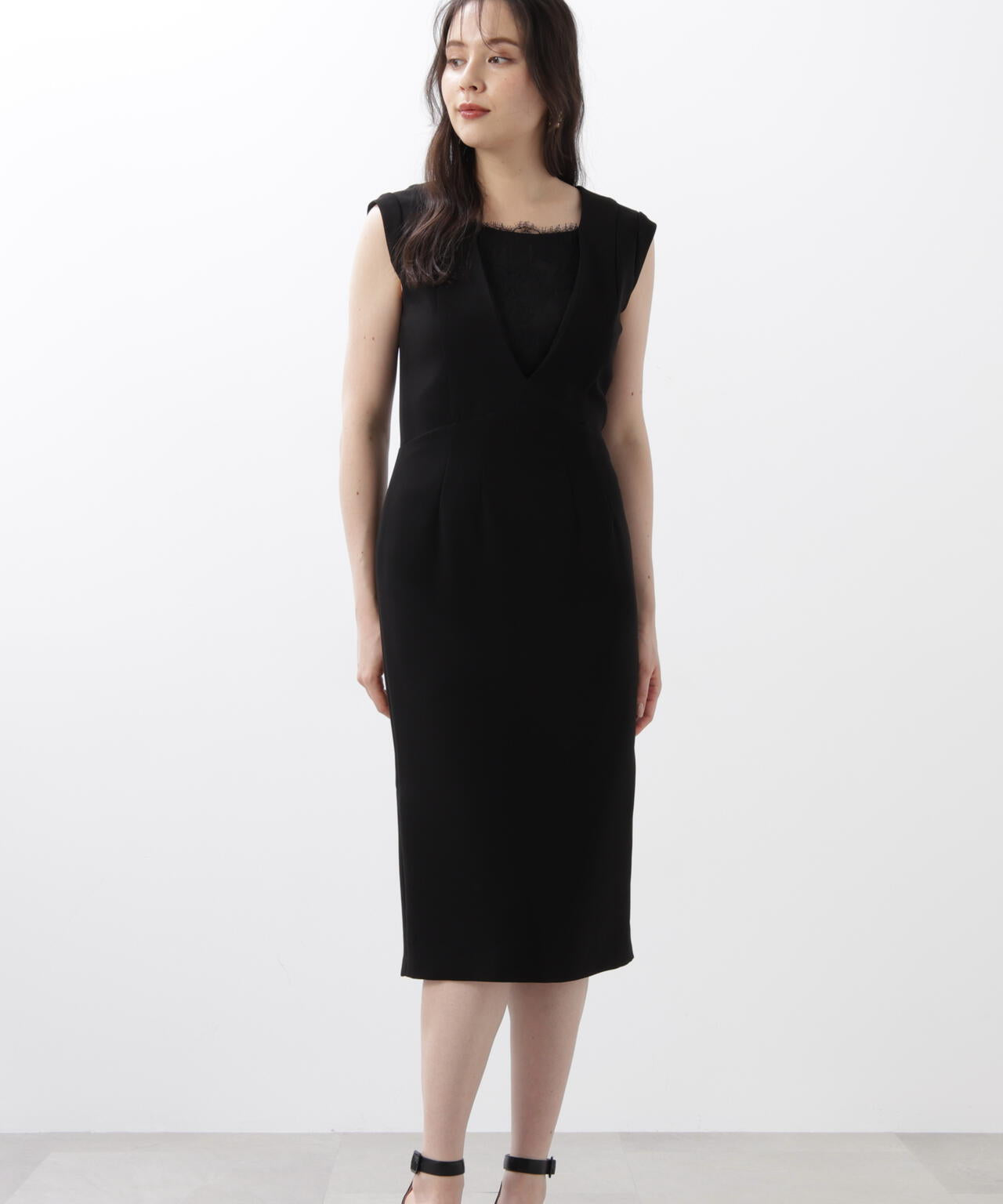 URBAN PRECIOUS】レースコンビタイトワンピース | PINKY&DIANNE