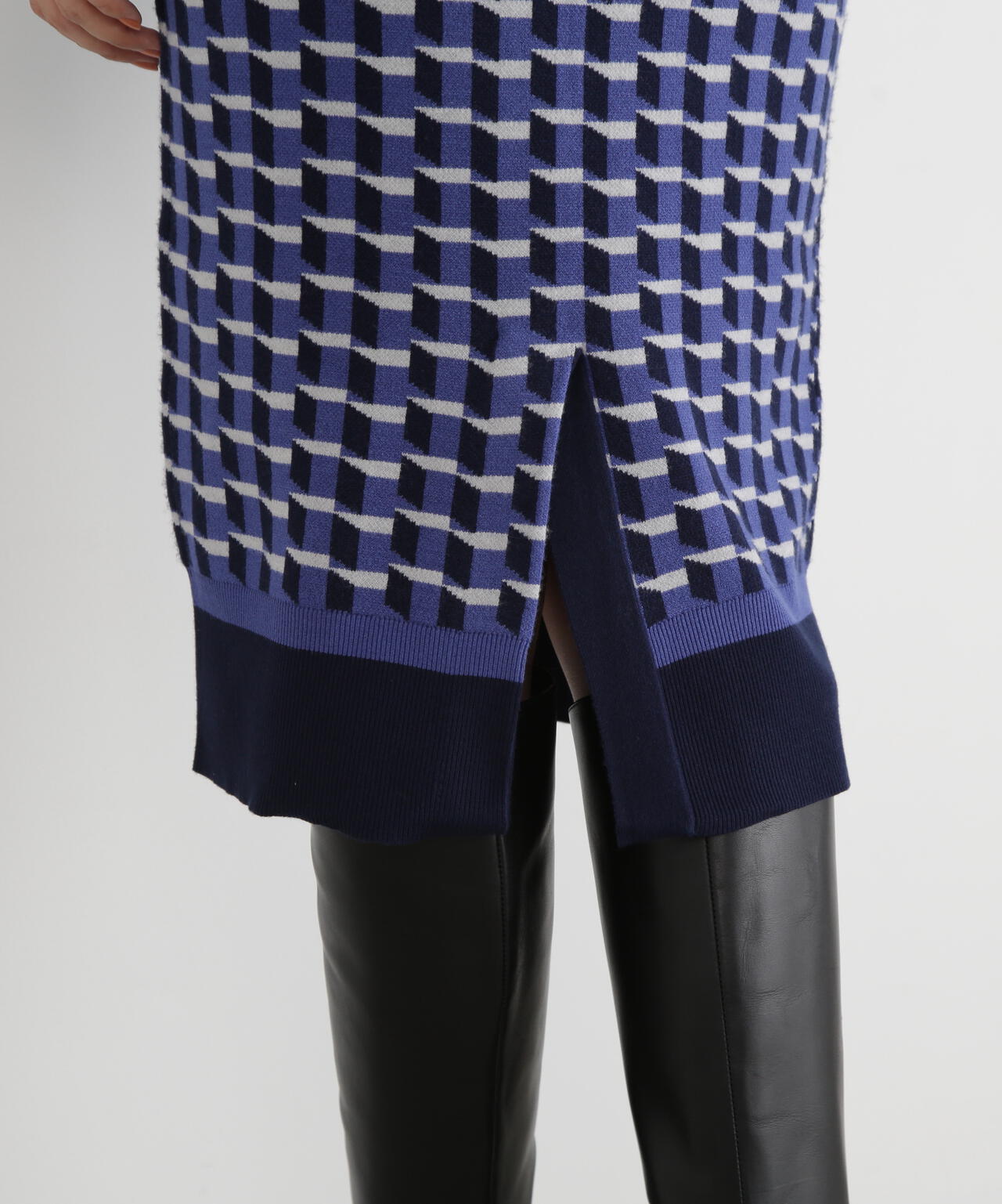 ジオメトリックジャガードニットワンピース | PINKY&DIANNE（ピンキー  