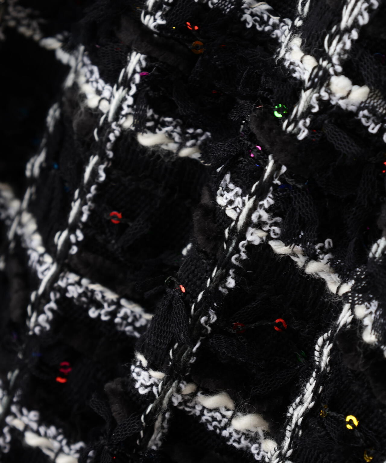 スパンコールツィードジャケット_