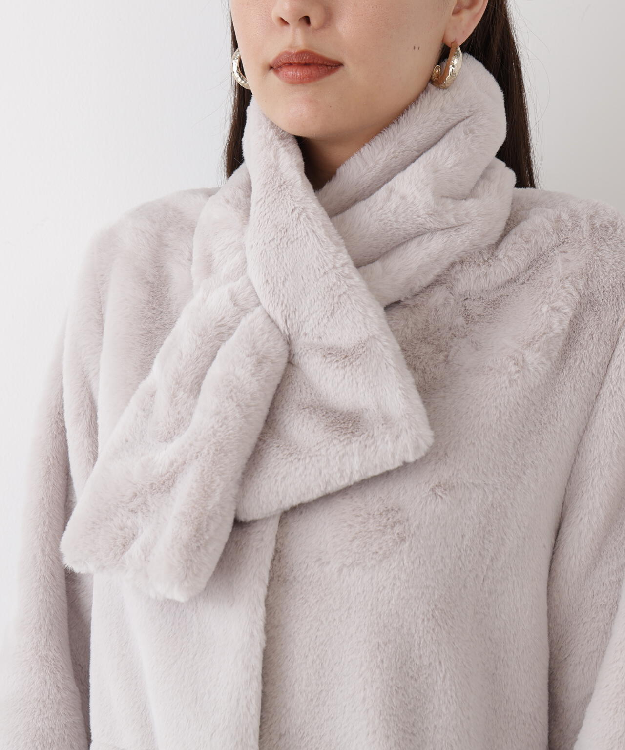 ティペット付きフォーファーショートコート