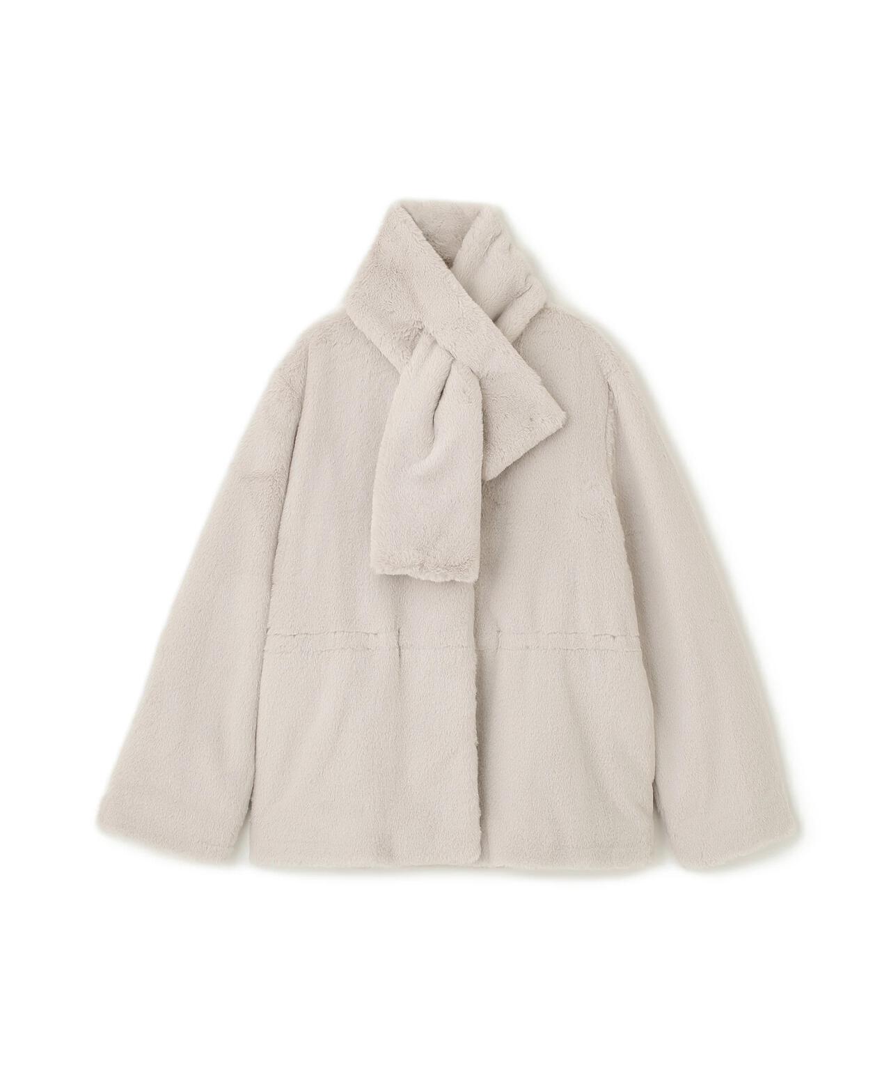 ティペット付きフォーファーショートコート