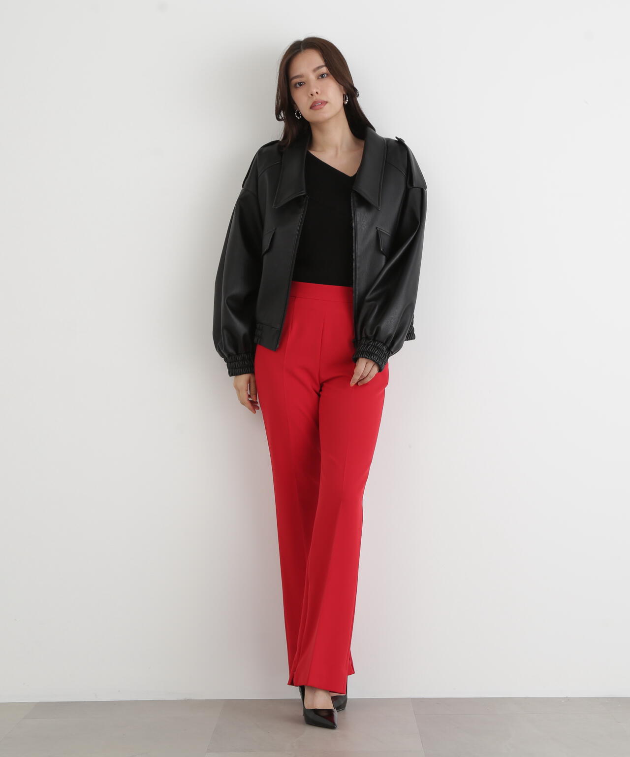 フォーレザーブルゾン | PINKY&DIANNE（ピンキー&ダイアン