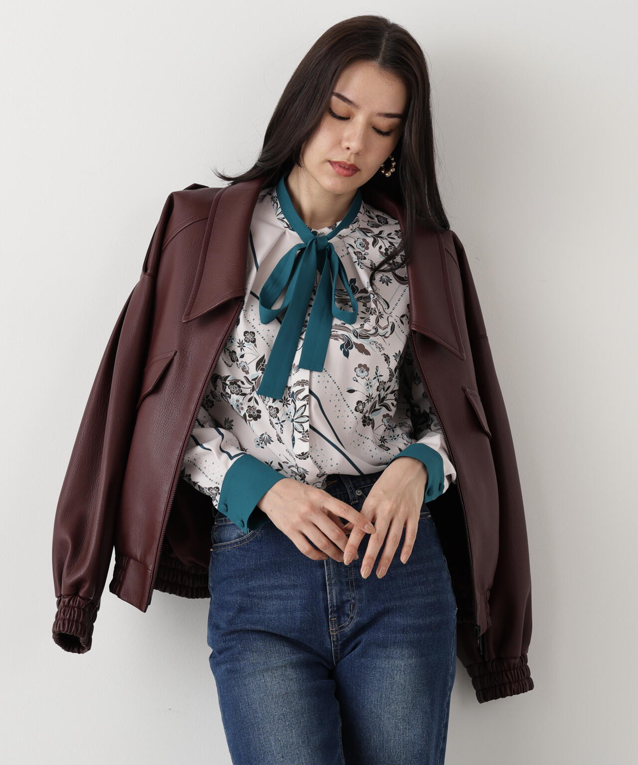 フォーレザーブルゾン | PINKY&DIANNE（ピンキー&ダイアン