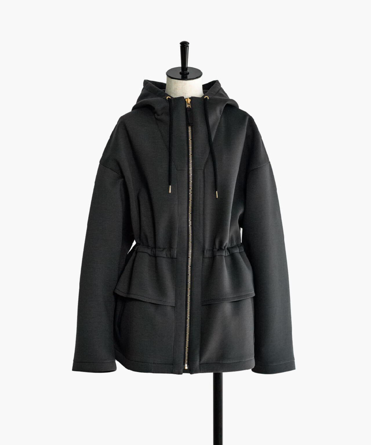 ウエストフレアダンボールフーディー