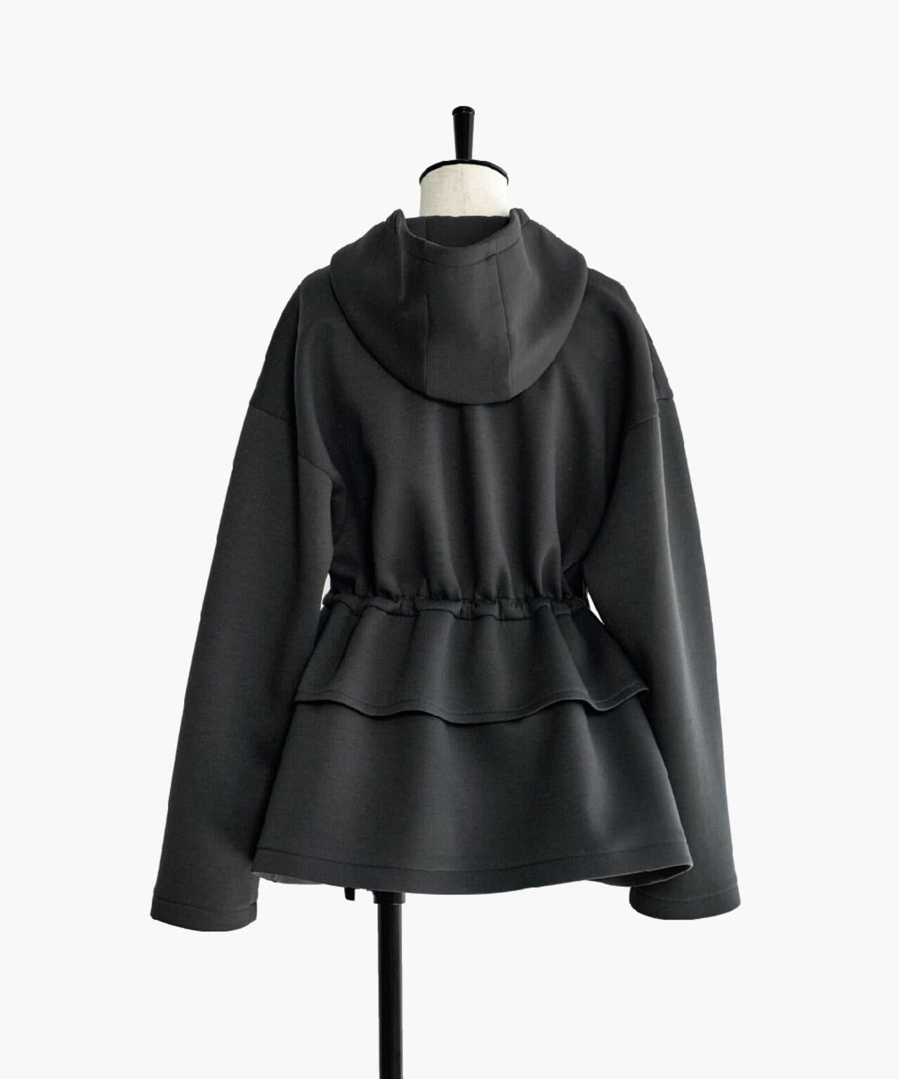 ウエストフレアダンボールフーディー