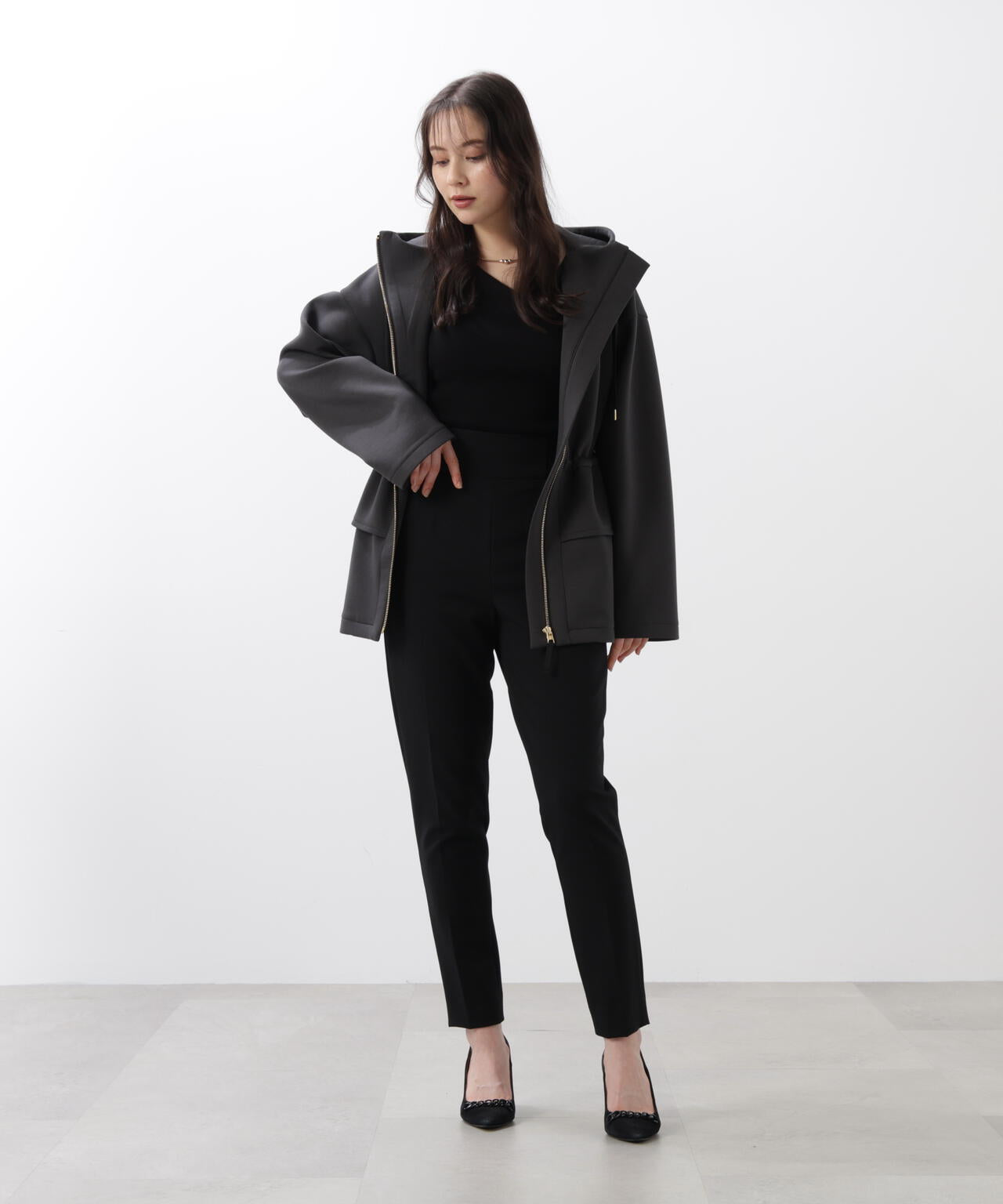 ウエストフレアダンボールフーディー | PINKY&DIANNE（ピンキー