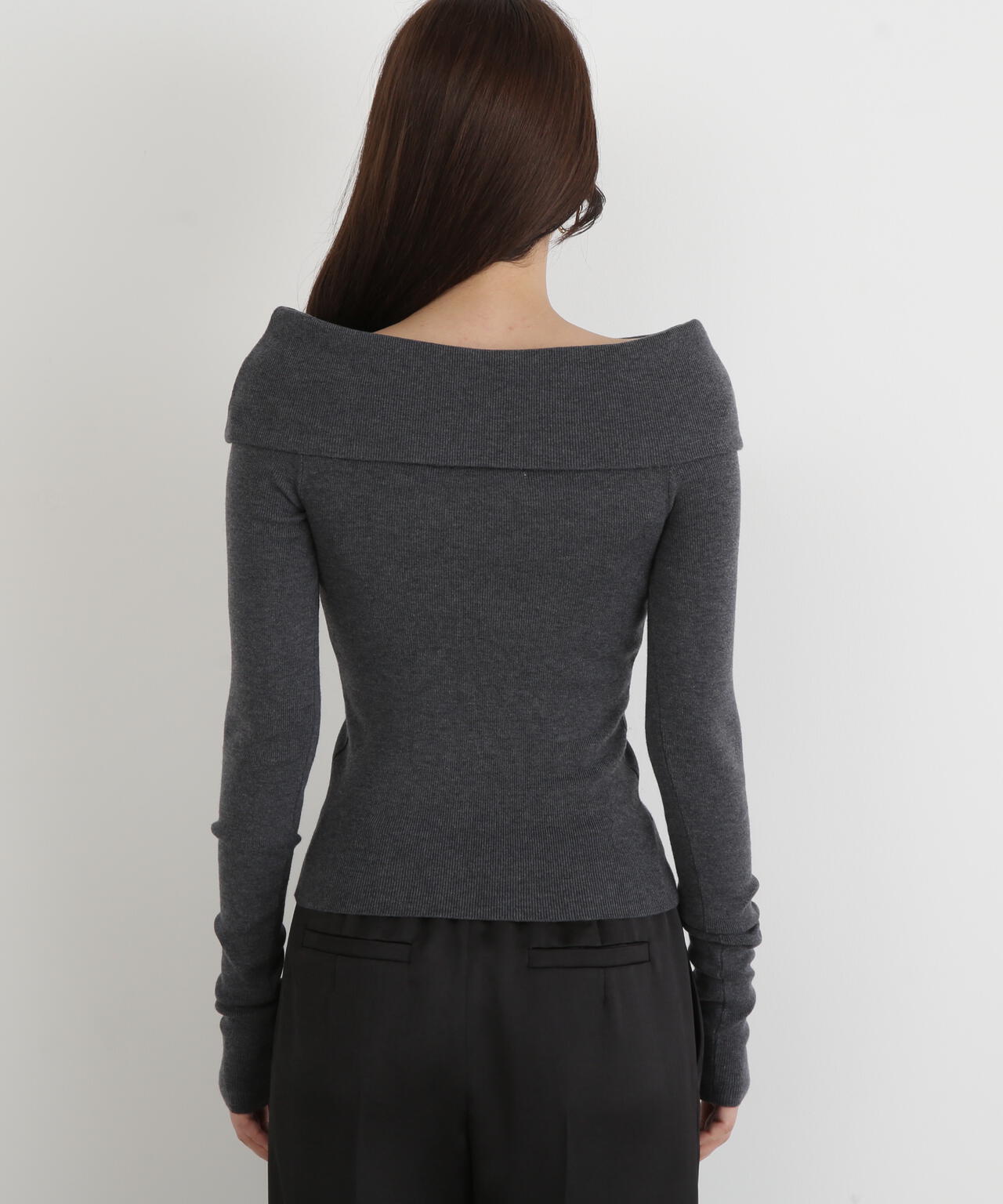 オフショルダー２ＷＡＹニットプルオーバー