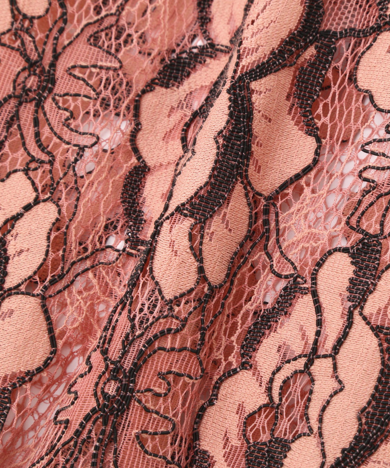 レースコンビモックネックニットプルオーバー | PINKY&DIANNE