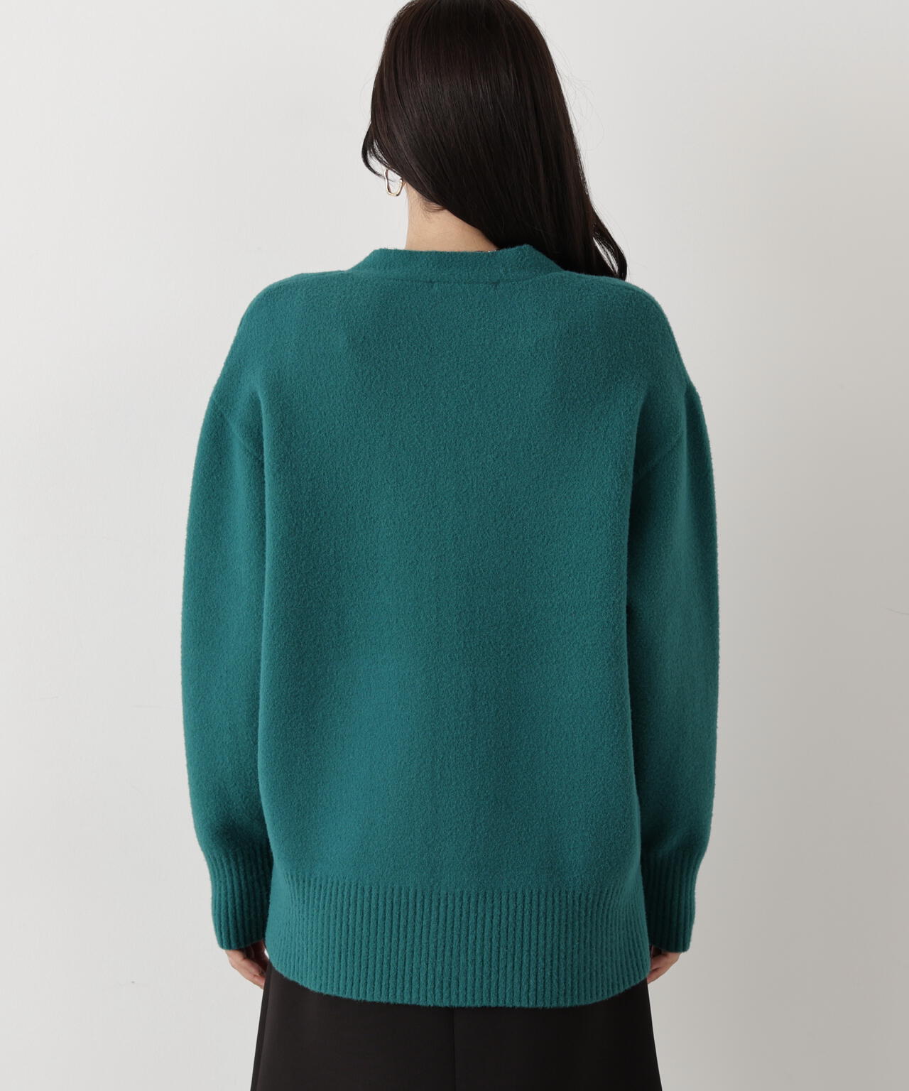 ［WEB限定カラー］フェザーヤーンオーバーカーディガン